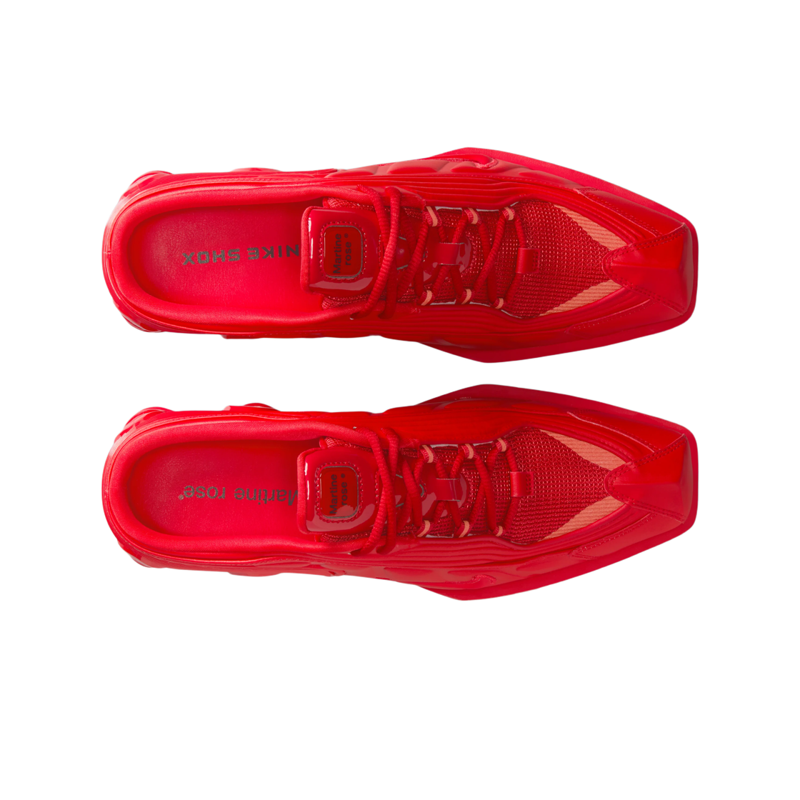 나이키 x 마틴 로즈 샥스 MR4 파이어 레드 블랙(Nike x Martine Rose Shox MR4 Fire Red Black) - 2