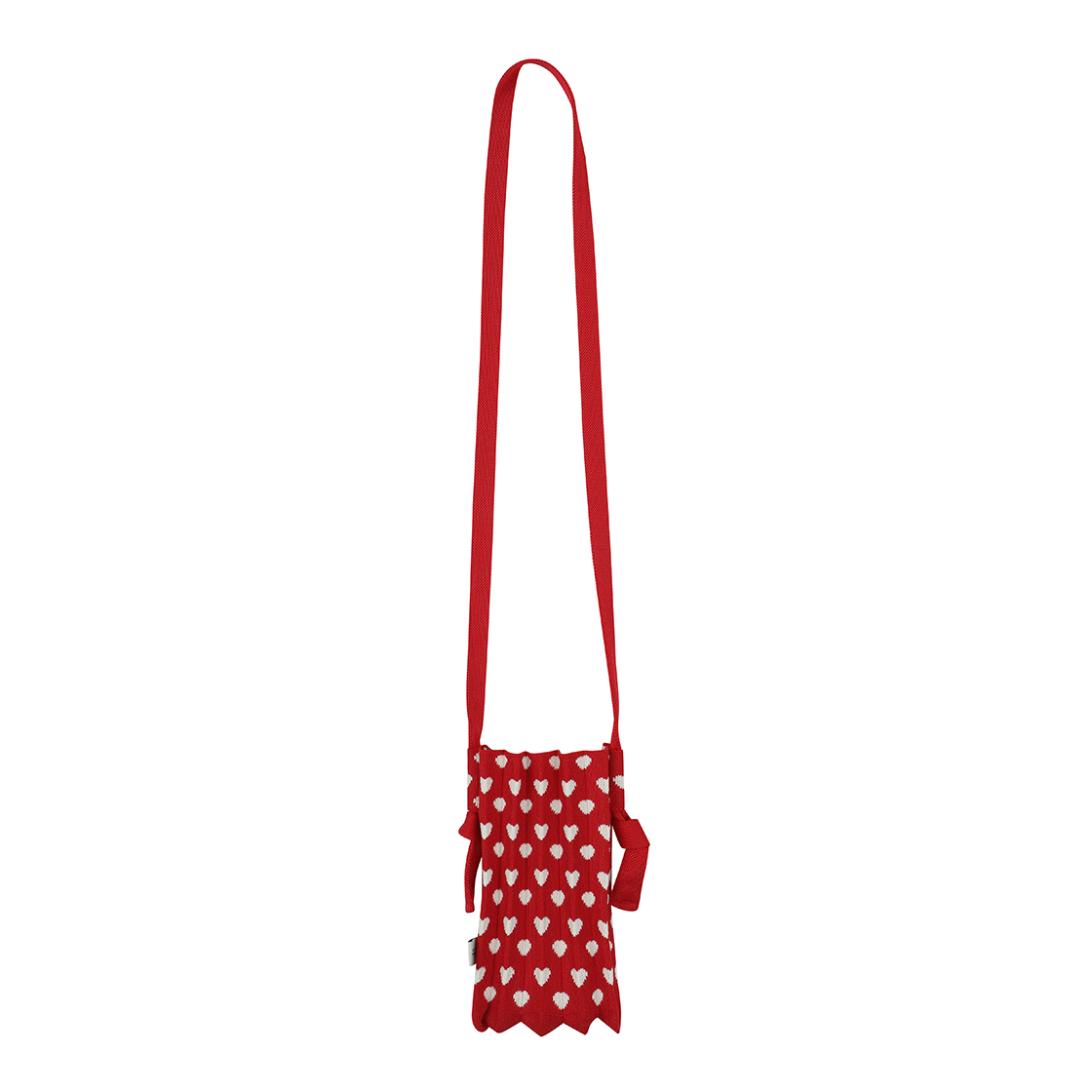 케이스위스 x 플리츠마마 우먼 폴카하트 나노백 레드(K-SWISS x PLEATSMAMA W Polka Heart Nano Bag Red) - 2