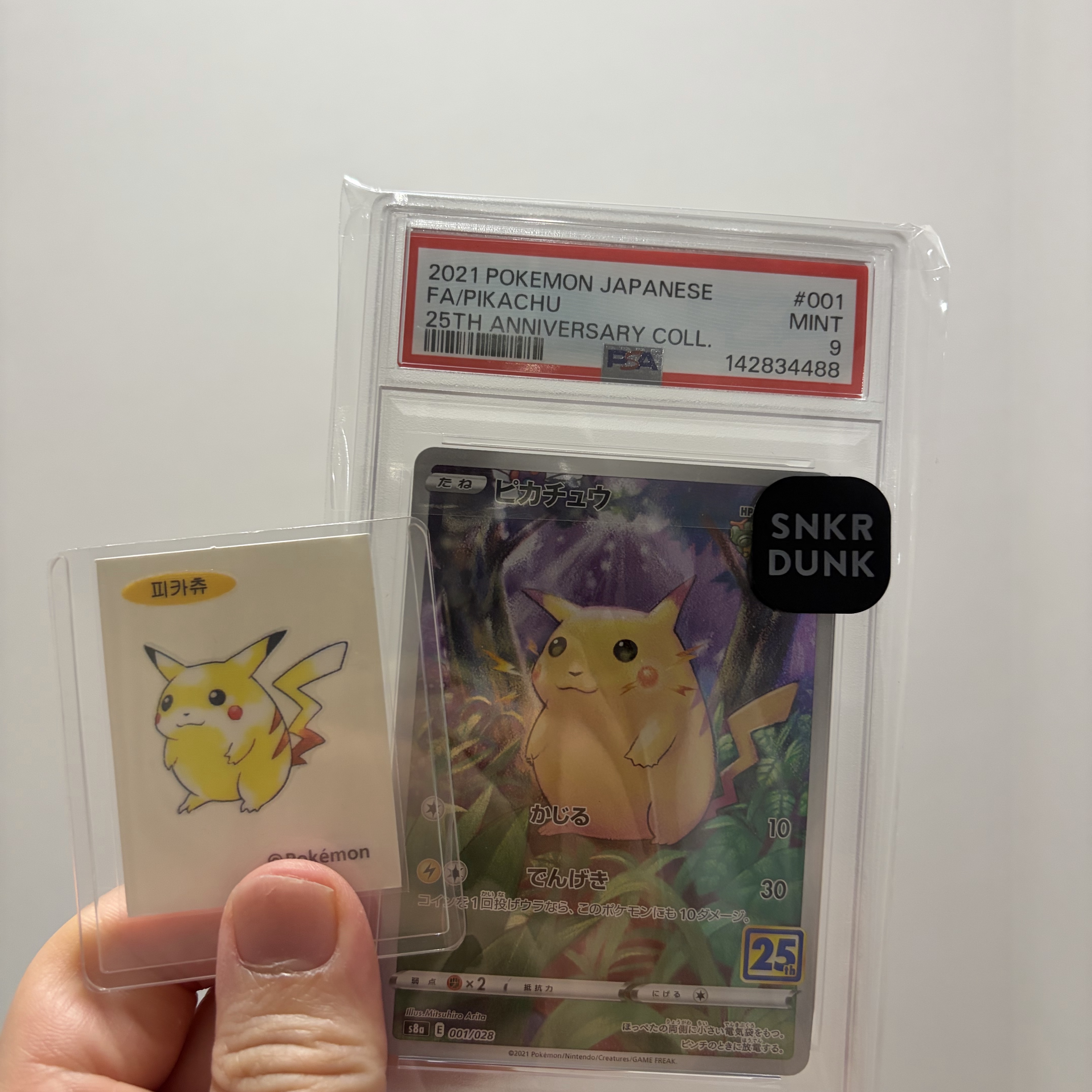 Pokemon TCG Pikachu 25Th Anniversary Collection (Japanese Ver.) 착용 스타일