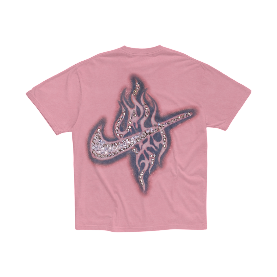 나이키 x 트래비스 스캇 캑터스 잭 라인스톤 티셔츠 핑크(Nike x Travis Scott Cactus Jack Rhinestone T-Shirt Pink) - 1