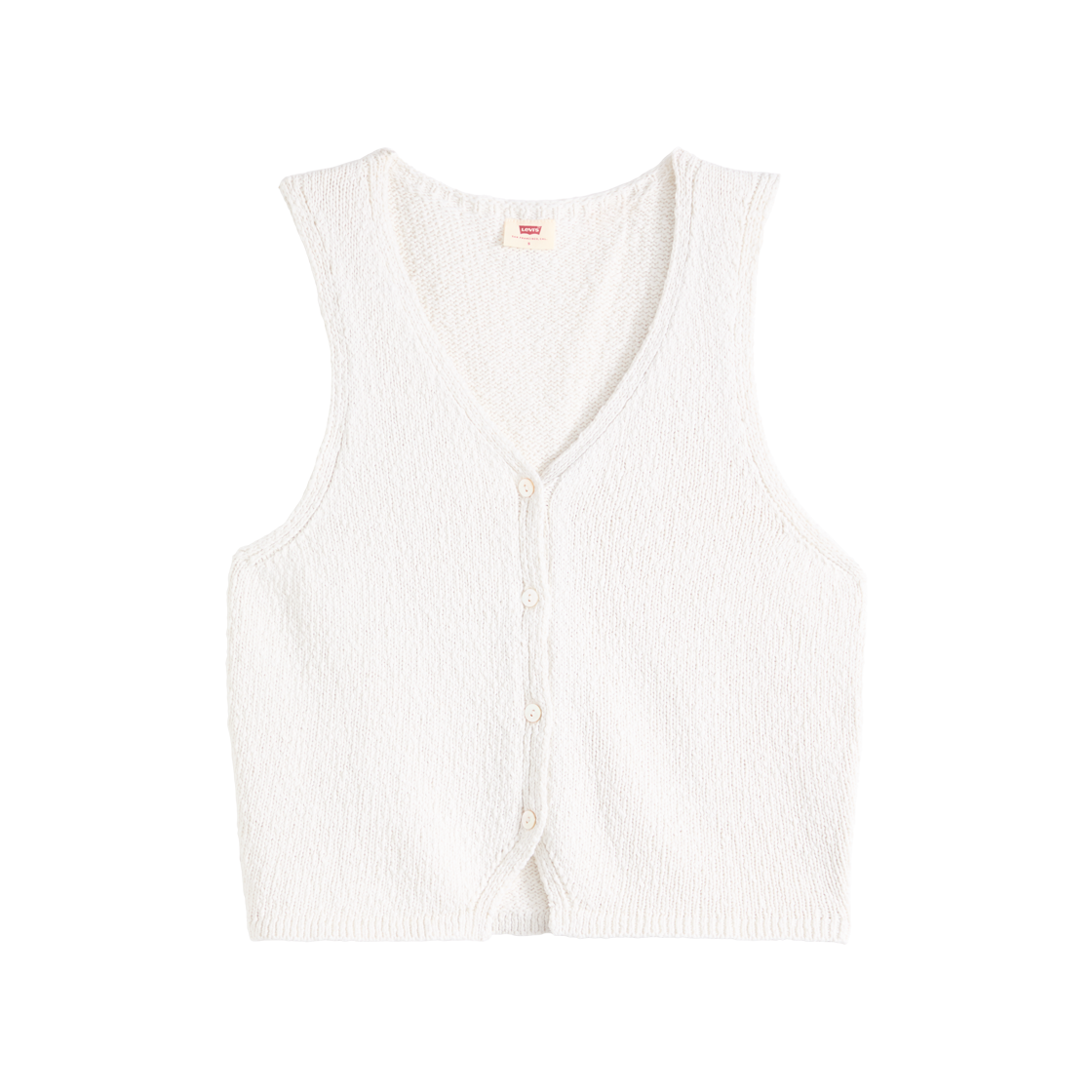 리바이스 헬렌 미니 부클 베스트 뉴트럴(Levi's Helen Mini Boucle Vest Neutral)