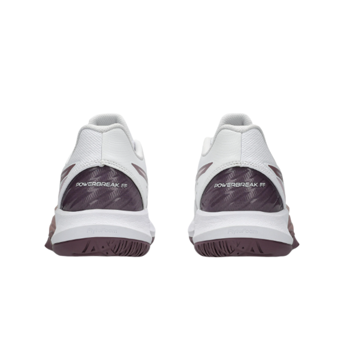 (W) 아식스 파워브레이크 FF 화이트 더스티 모브 - B 스탠다드((W) Asics Powerbreak FF White Dusty Mauve- B Standard) - 3