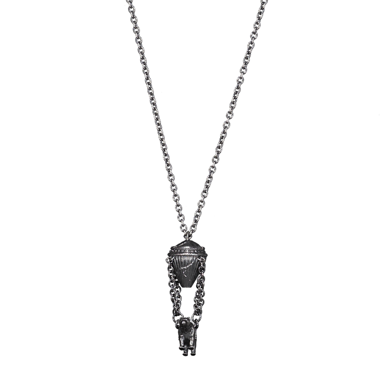 언더마이카 벌룬 베어 펜던트 네크리스 앤틱 실버(Undermycar Balloon Bear Pendant Necklace Antique Silver) - 2