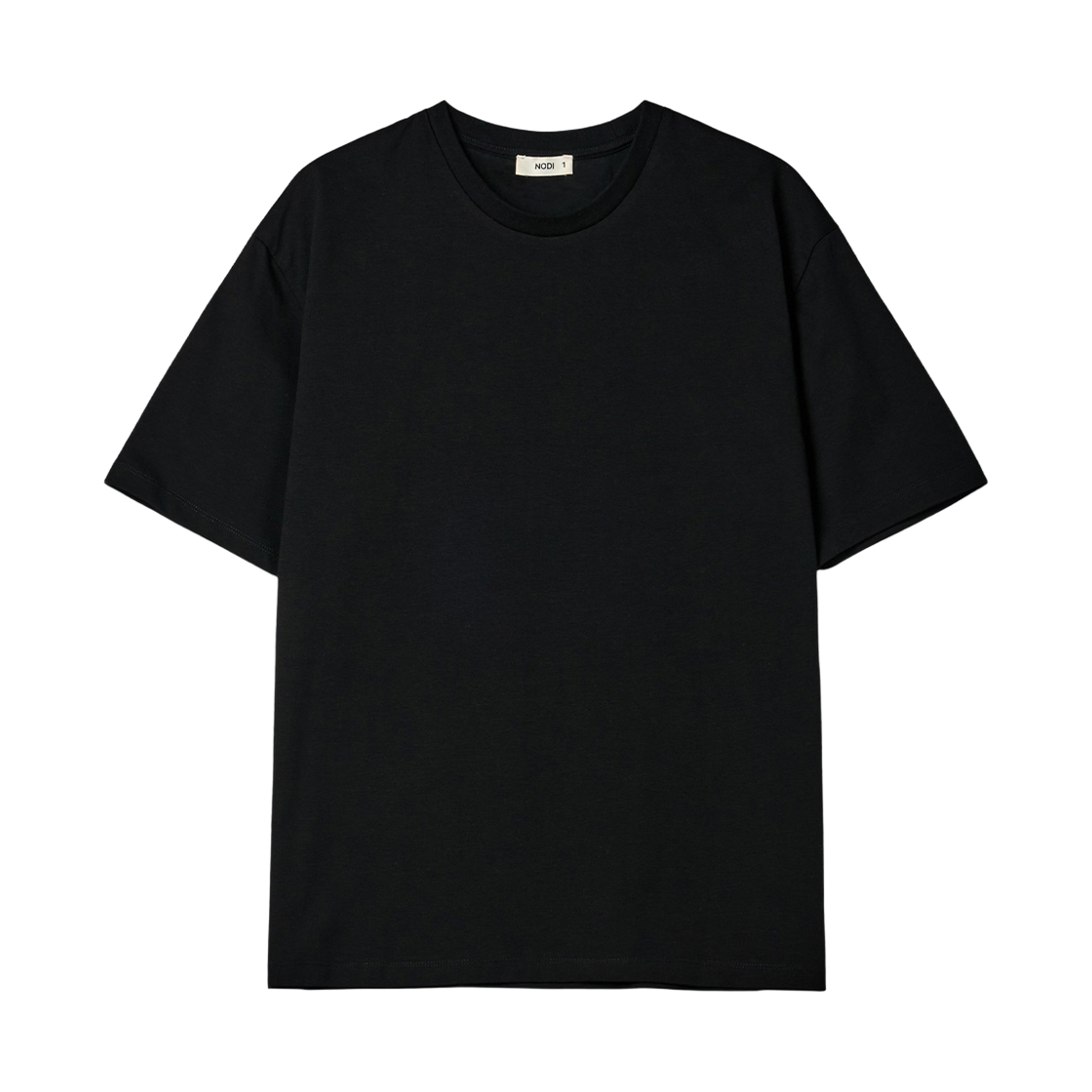 ND_TO_001_BK NODI Regular Fit Tee Black