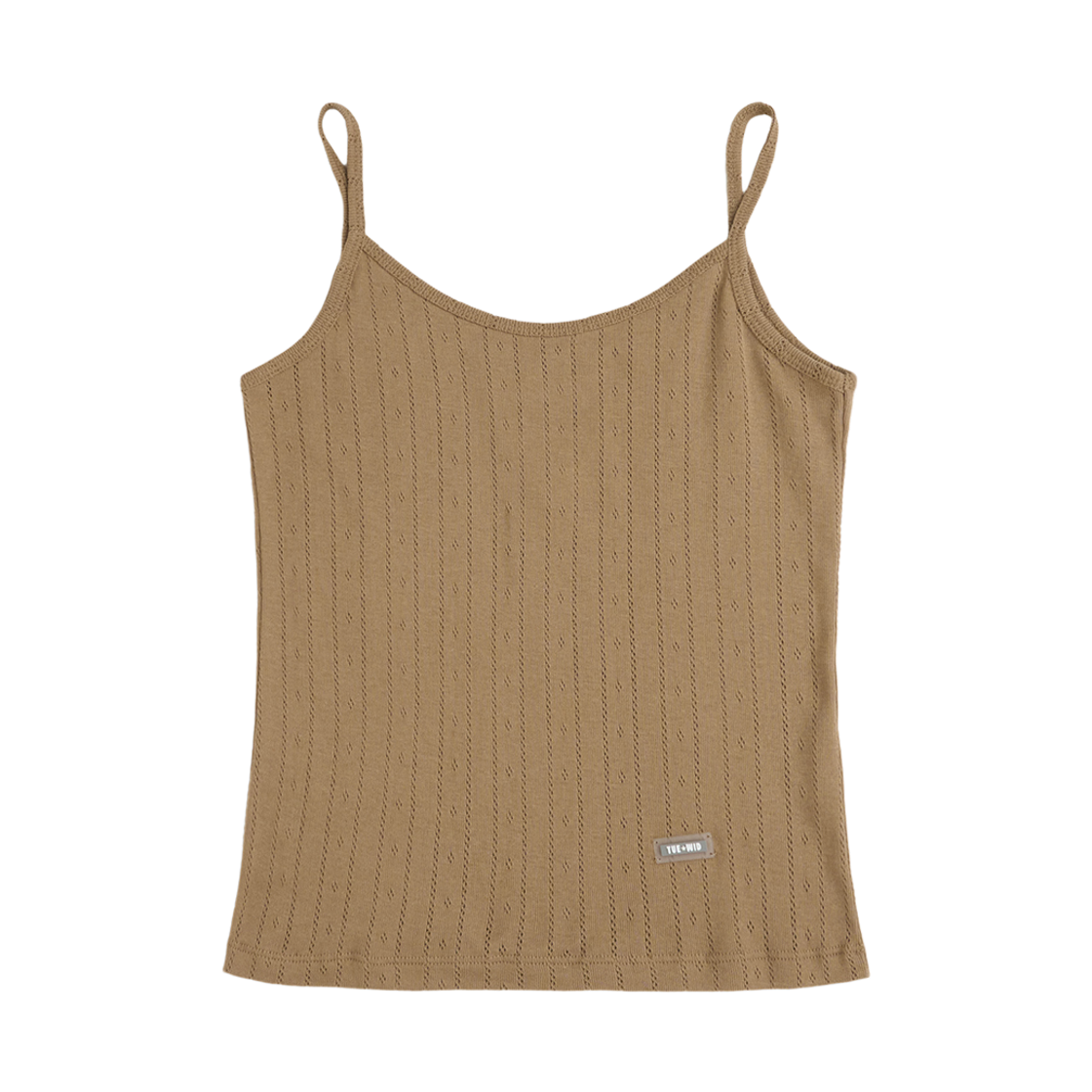 투위드 니트 캐미솔 나시 모카(Tuewid Knit Camisole In Mocha)