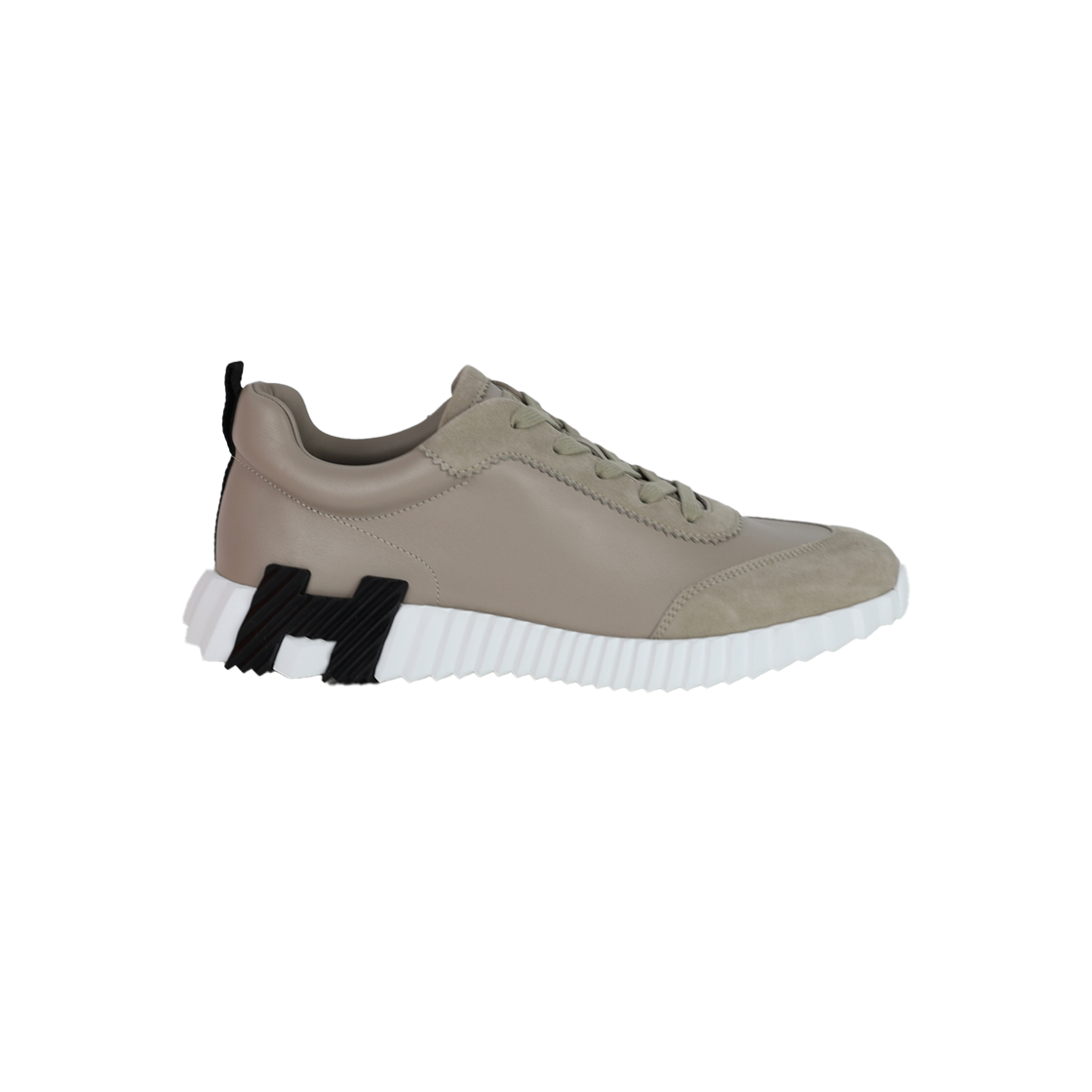 IT8UDUIG3SI8 Hermes Bouncing Sneakers Beige Galet