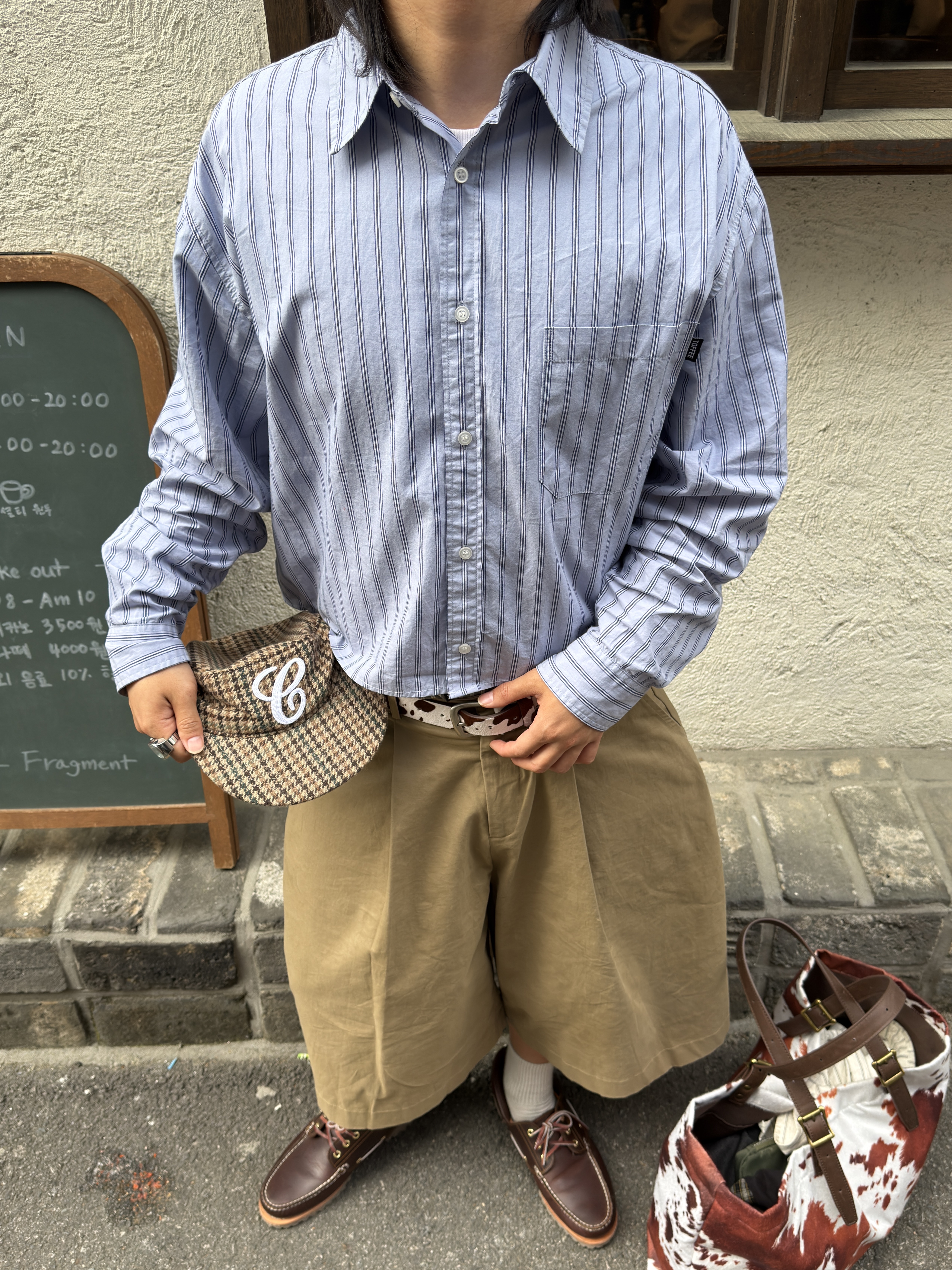 Timberland Classic 3-Eye Boat Shoes Brown - Wide 착용 스타일 - 4