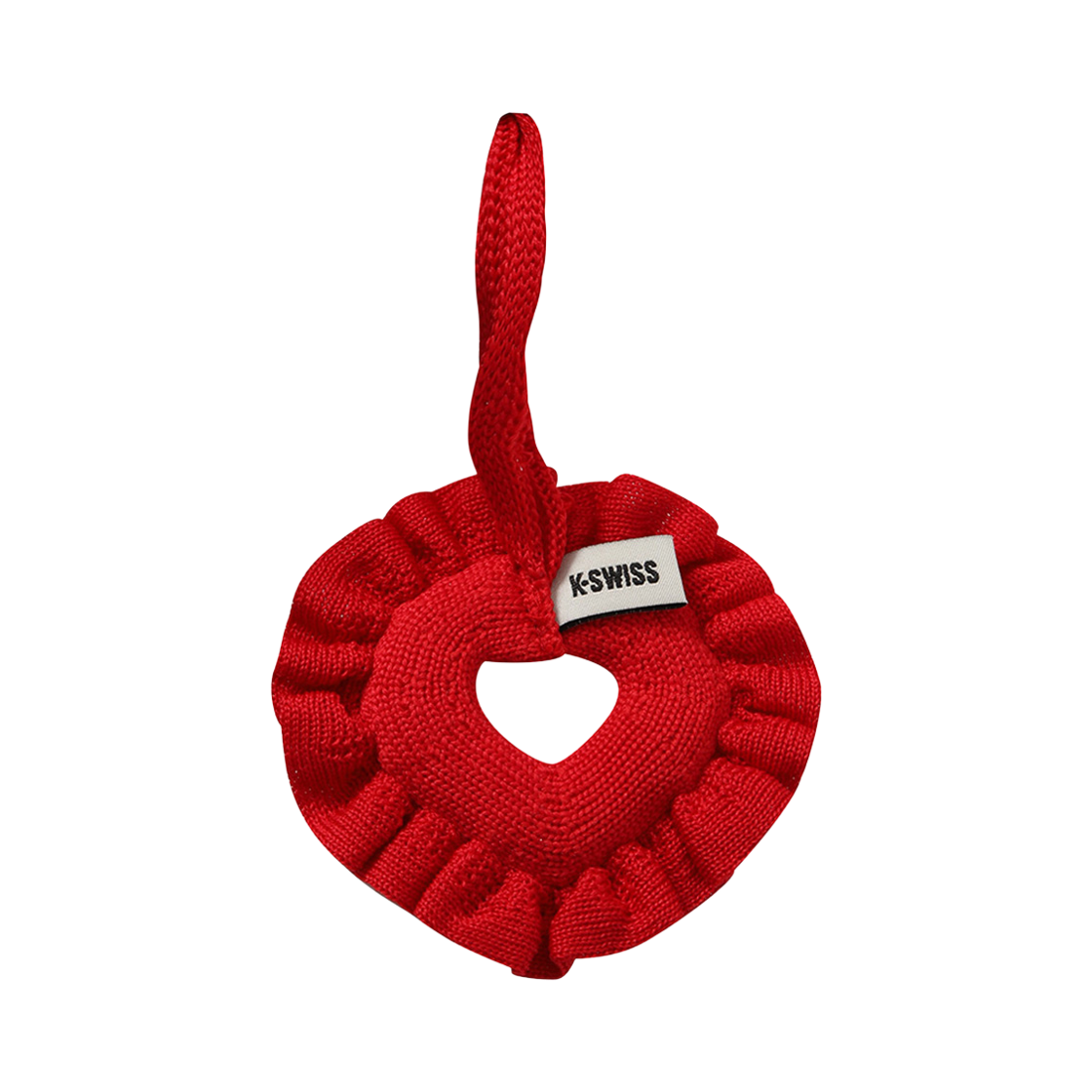케이스위스 x 플리츠마마 우먼 하트 키링 레드(K-SWISS x PLEATSMAMA W Heart Keyring Red)