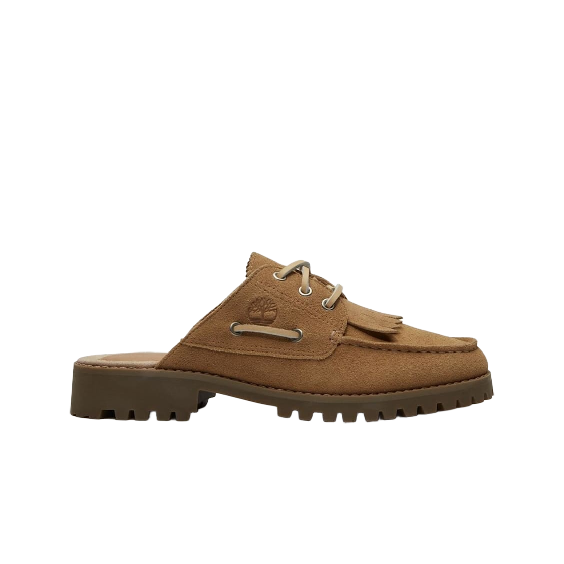 TB0A4198EW11 (W) Timberland Authentic Boat Shoes Mule Medium Beige