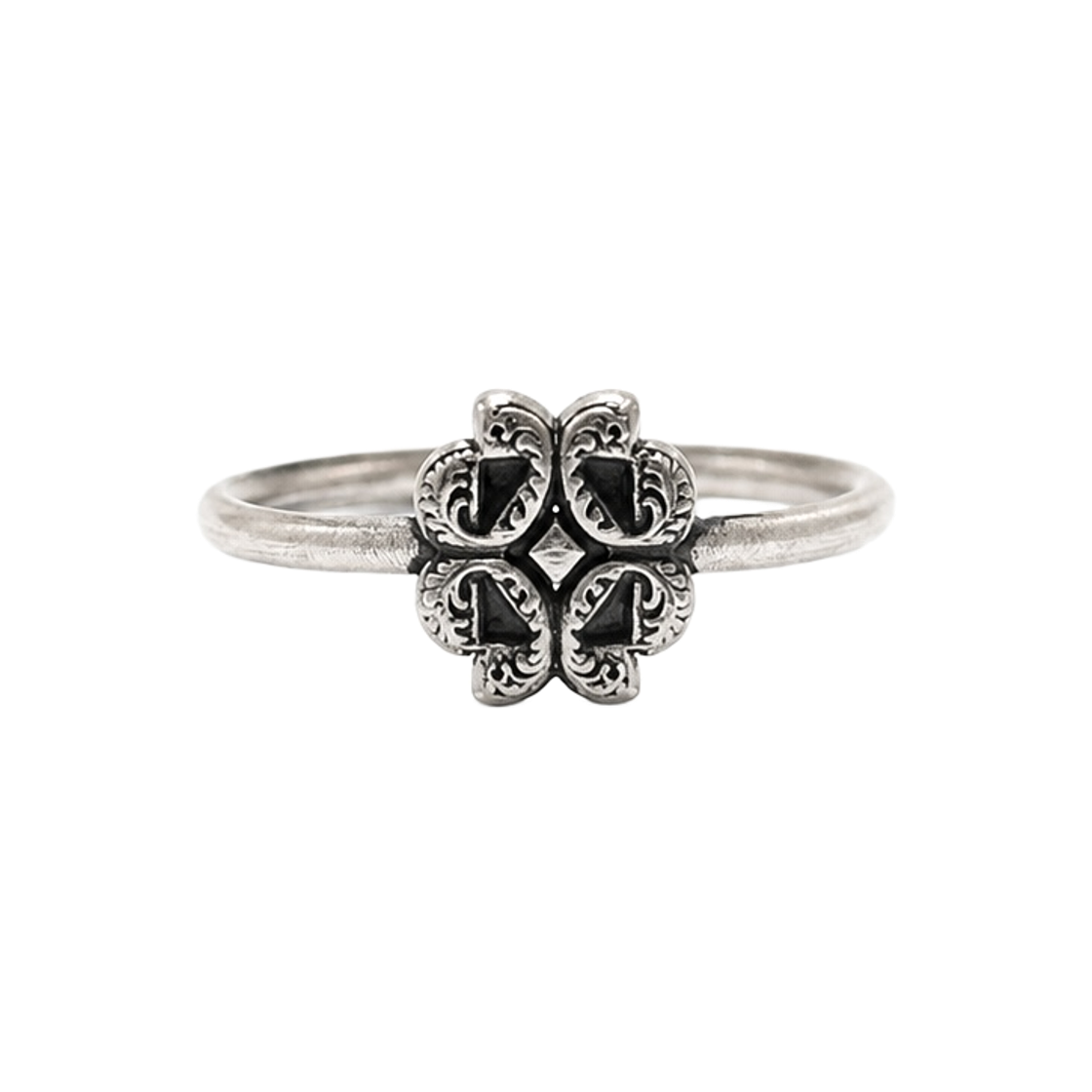 AMPBR103_SV Artwork Museum X Plutus B Logo Ring