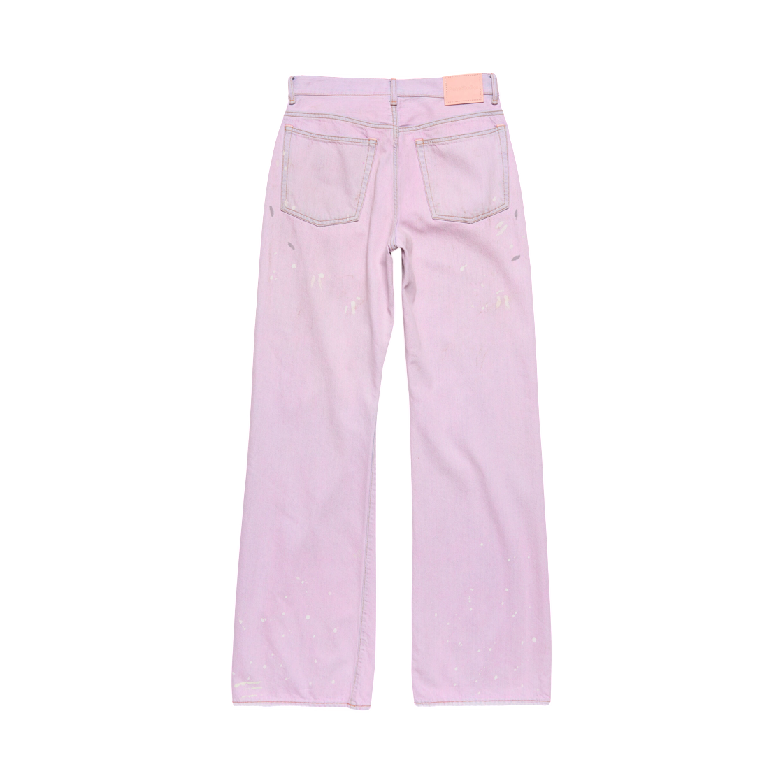 (W) 아크네 스튜디오 레귤러 핏 진 2021F 핑크((W) Acne Studios Regular Fit Jeans 2021F Pink) - 2