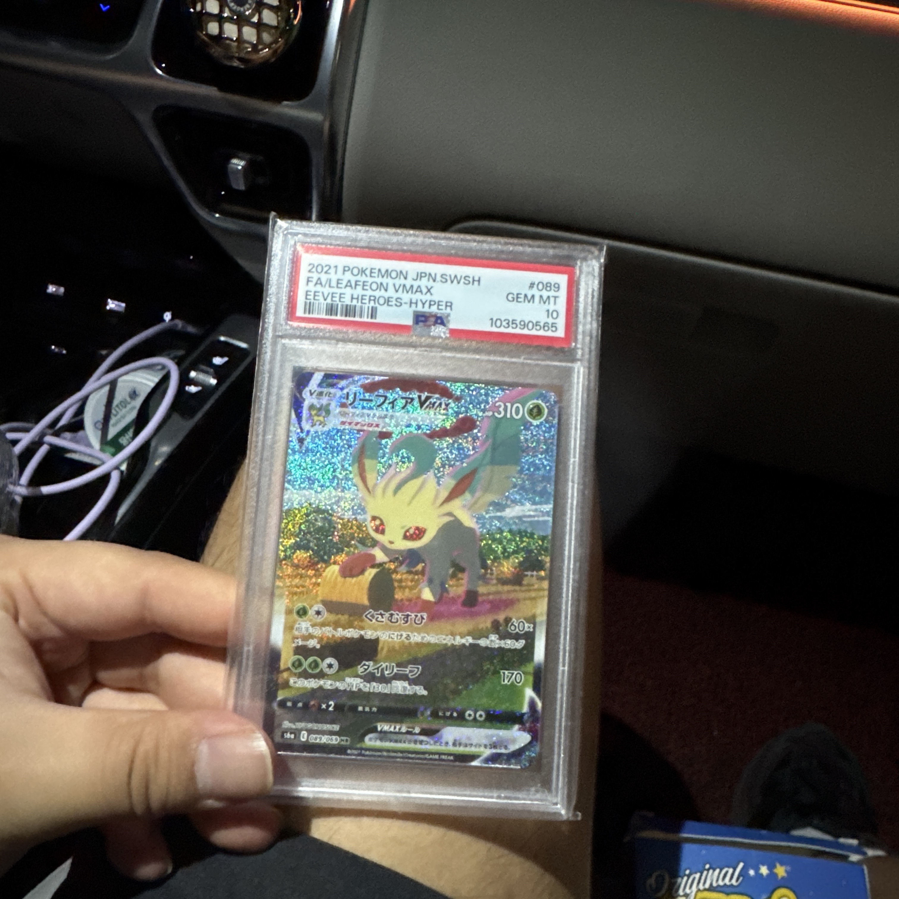 Pokemon TCG Leafeon VMAX HR Eevee Heroes (Japanese Ver.) 착용 스타일 - 2