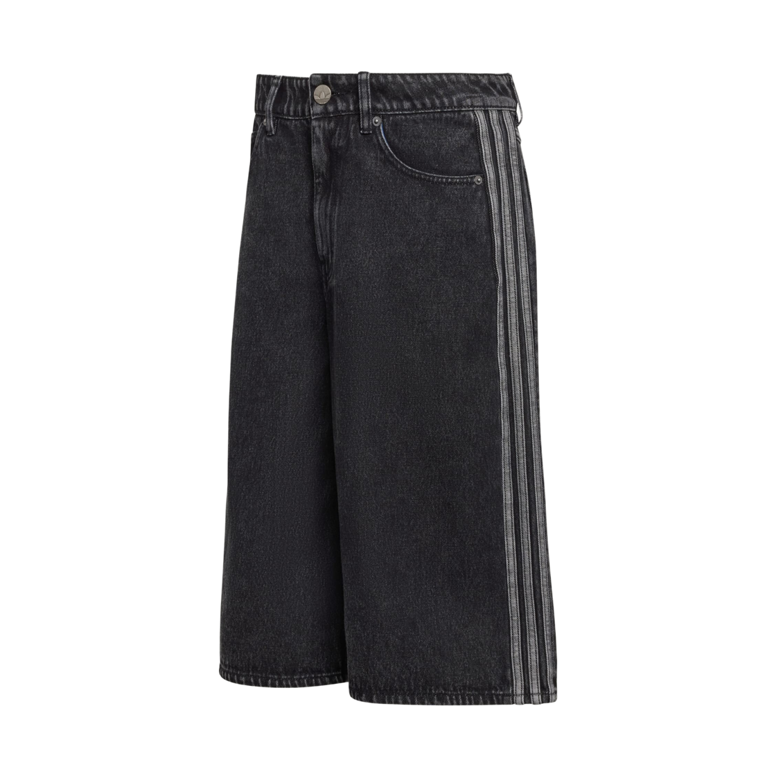 KD2916 (W) Adidas Originals Firebird Denim Jorts True Black Denim - KR Sizing