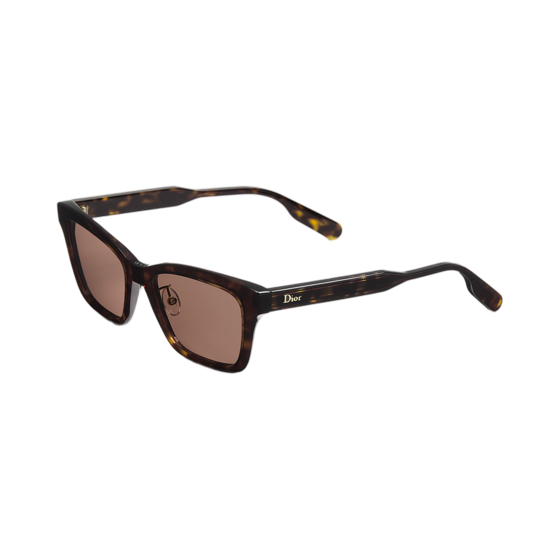 DRIBS2FXR-20F0 Dior Dioribbon S2F Sunglasses Tortoiseshell-Effect Rectangular Frame Brown