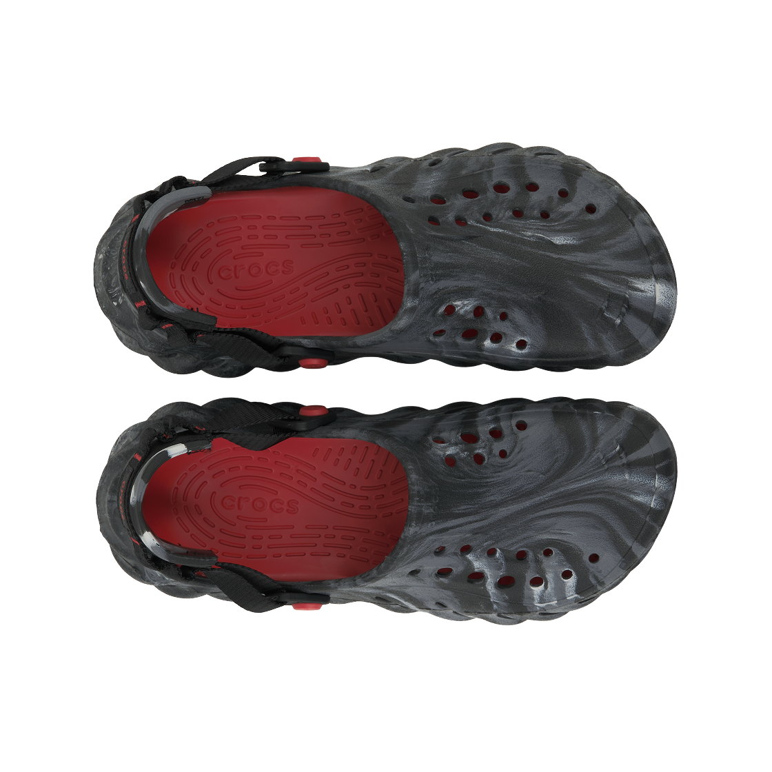 크록스 에코 마블드 클로그 블랙 플레임(Crocs Echo Marbled Clog Black Flame) - 5