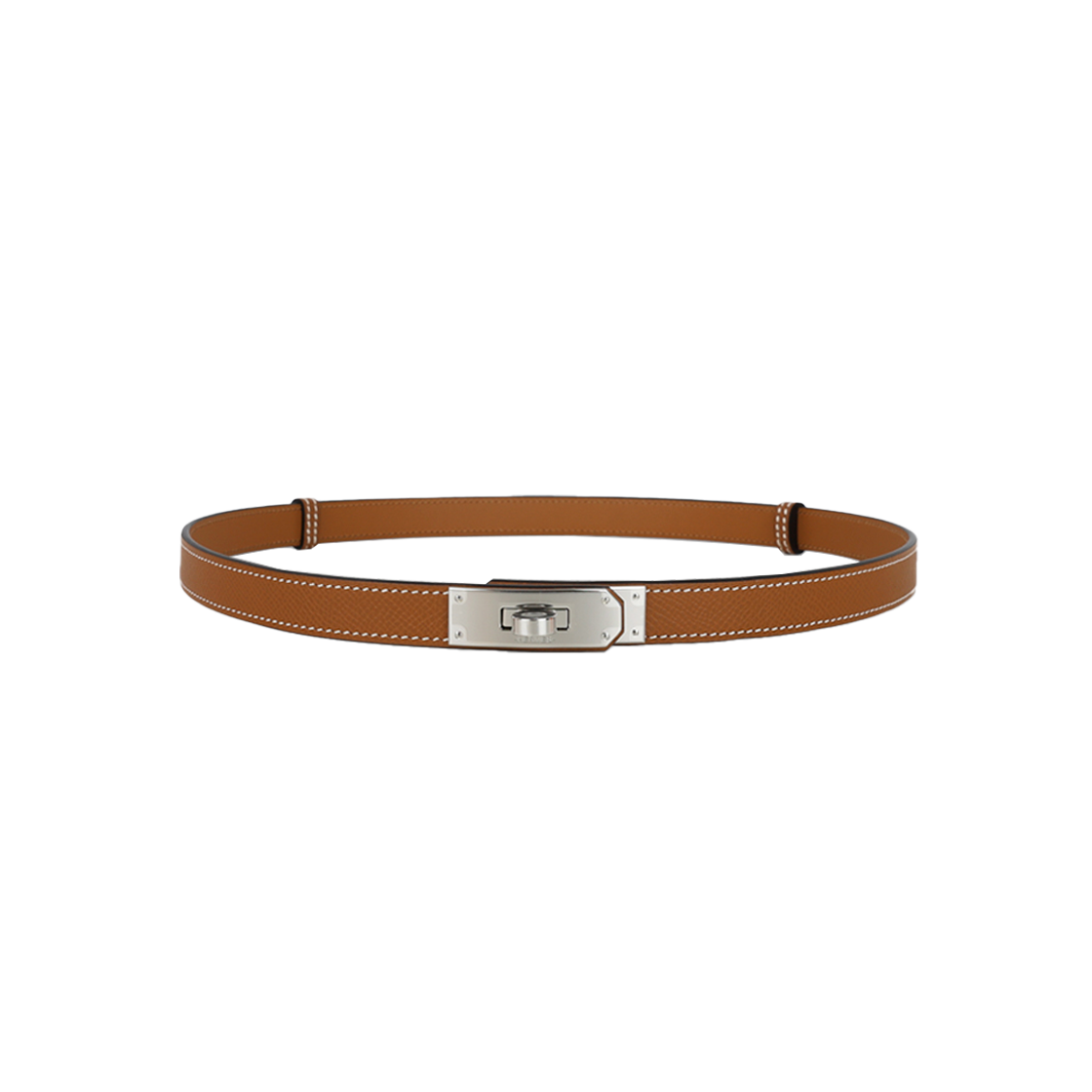 ITJIHIWM2HSW Hermes Kelly 18 Epsom Gold & Silver Belt H069853CK37