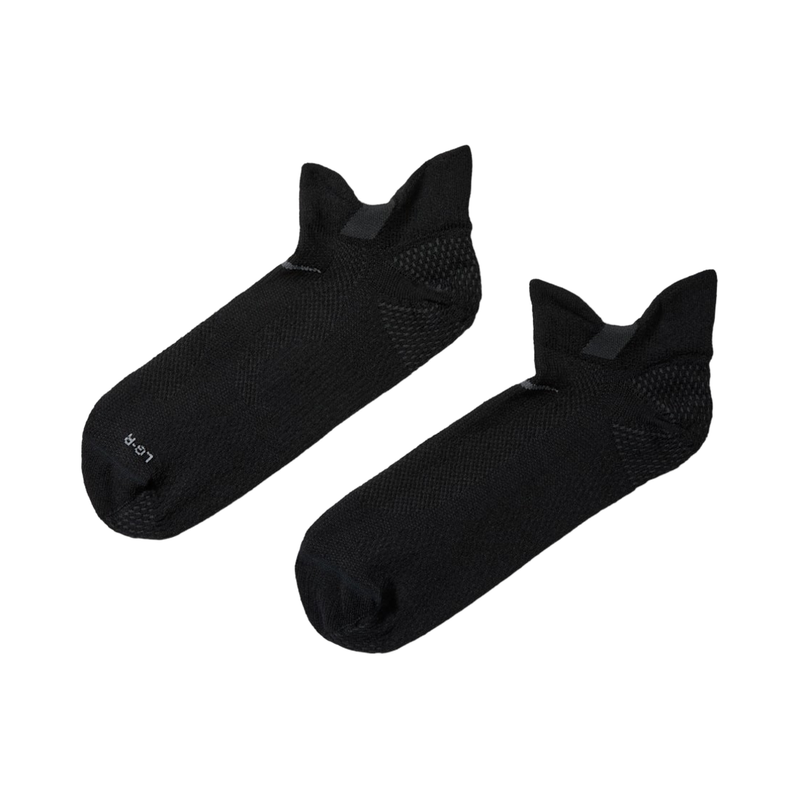 HV6931-010 Nike Running Lightweight No-Show Socks Black Dark Smoke Grey (Korean Ver.)