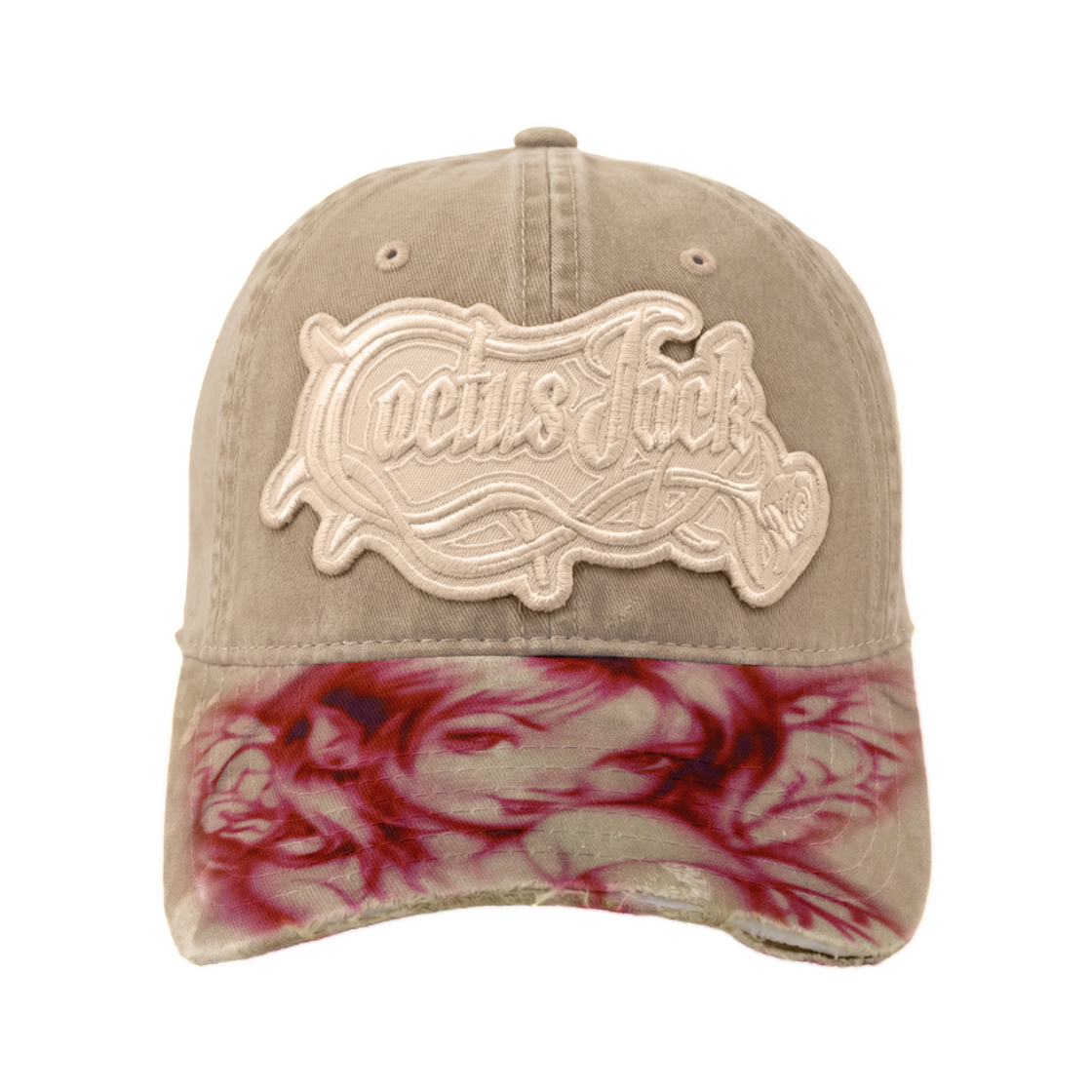 나이키 x 트래비스 스캇 캑터스 잭 에어브러쉬 엔젤 햇 베이지(Nike x Travis Scott Cactus Jack Airbrush Angel Hat Beige) - 1