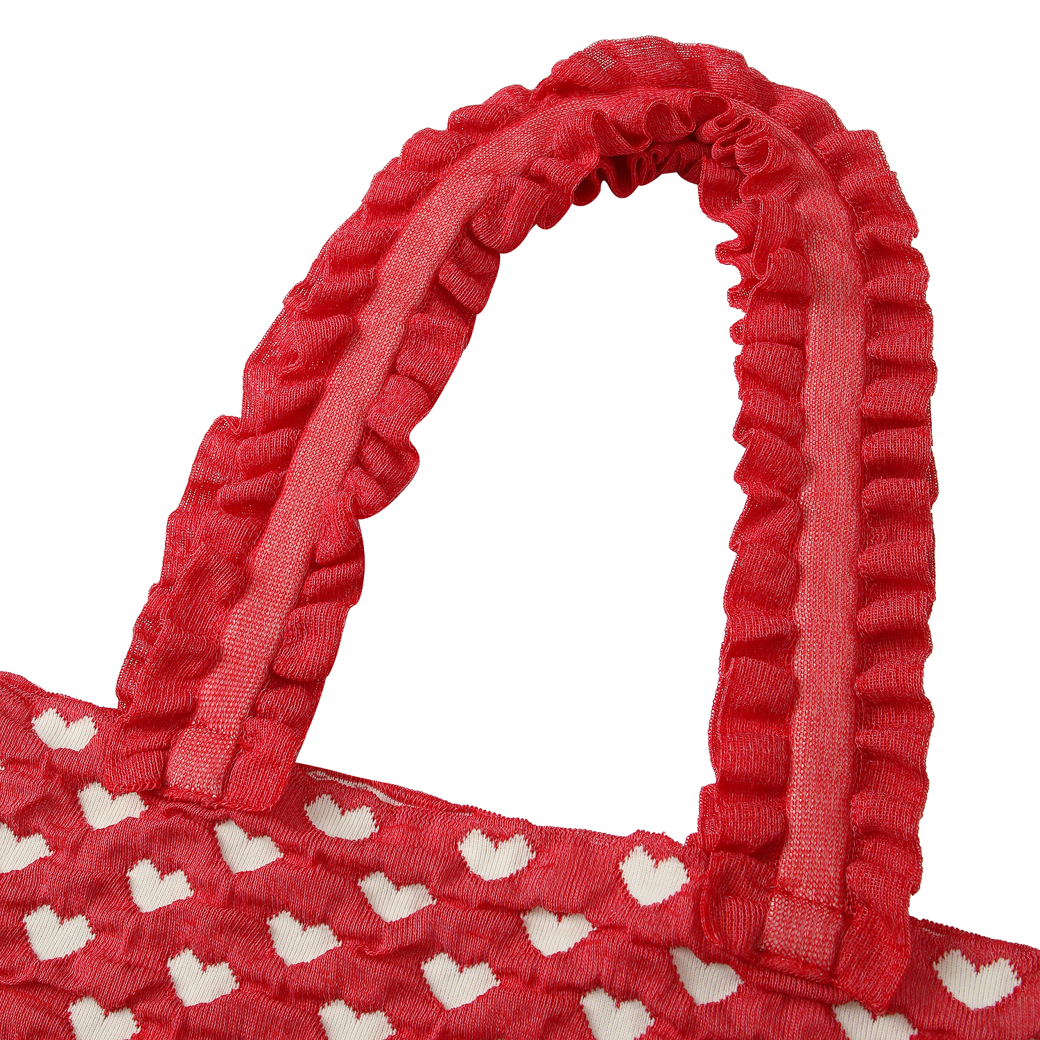 케이스위스 x 플리츠마마 우먼 폴카하트 숄더백 레드(K-SWISS x PLEATSMAMA W Polka Heart Shoulder Bag Red) - 3