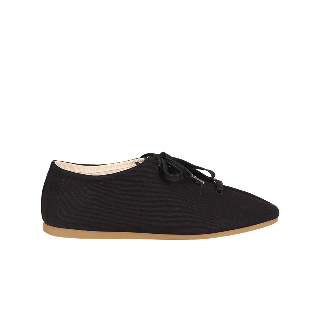 FO0286 LF1610 999 [20% 쿠폰] Lemaire Cotton Canvas Souris Trainers Black