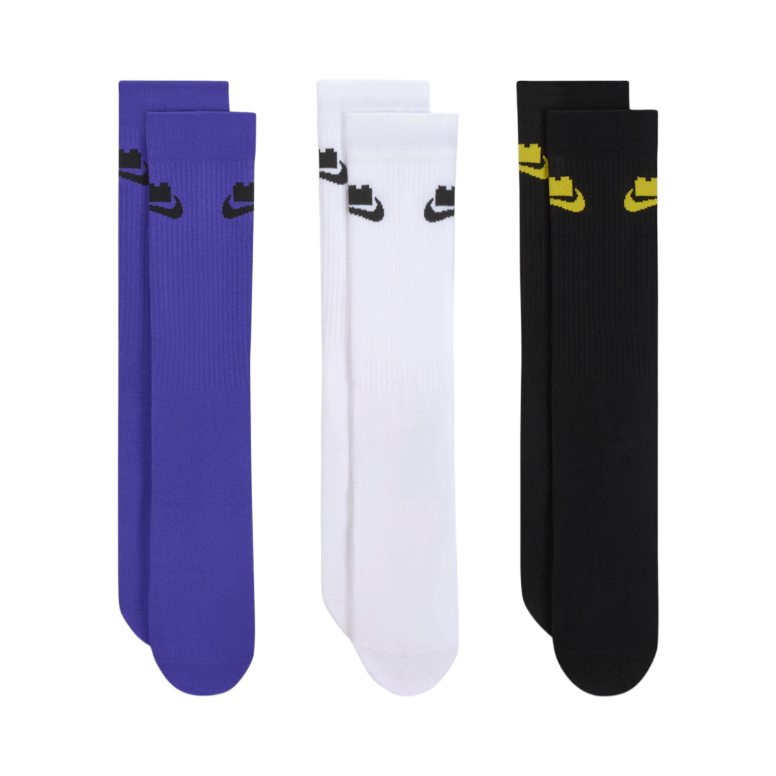 HV9635-903 Nike x Lego Collection Everyday Essentials Crew Socks Multicolor (3 Pack/Korean Ver.)