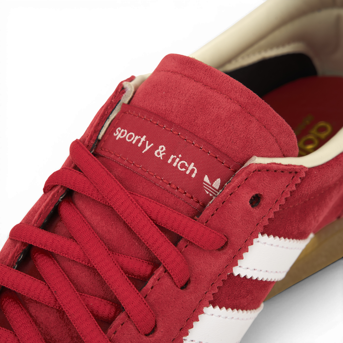 아디다스 x 스포티 앤 리치 스페지알 핸드볼 컬리지에이트 레드 나이트 인디고(Adidas x Sporty & Rich Spezial Handball Collegiate Red Night Indigo) - 7