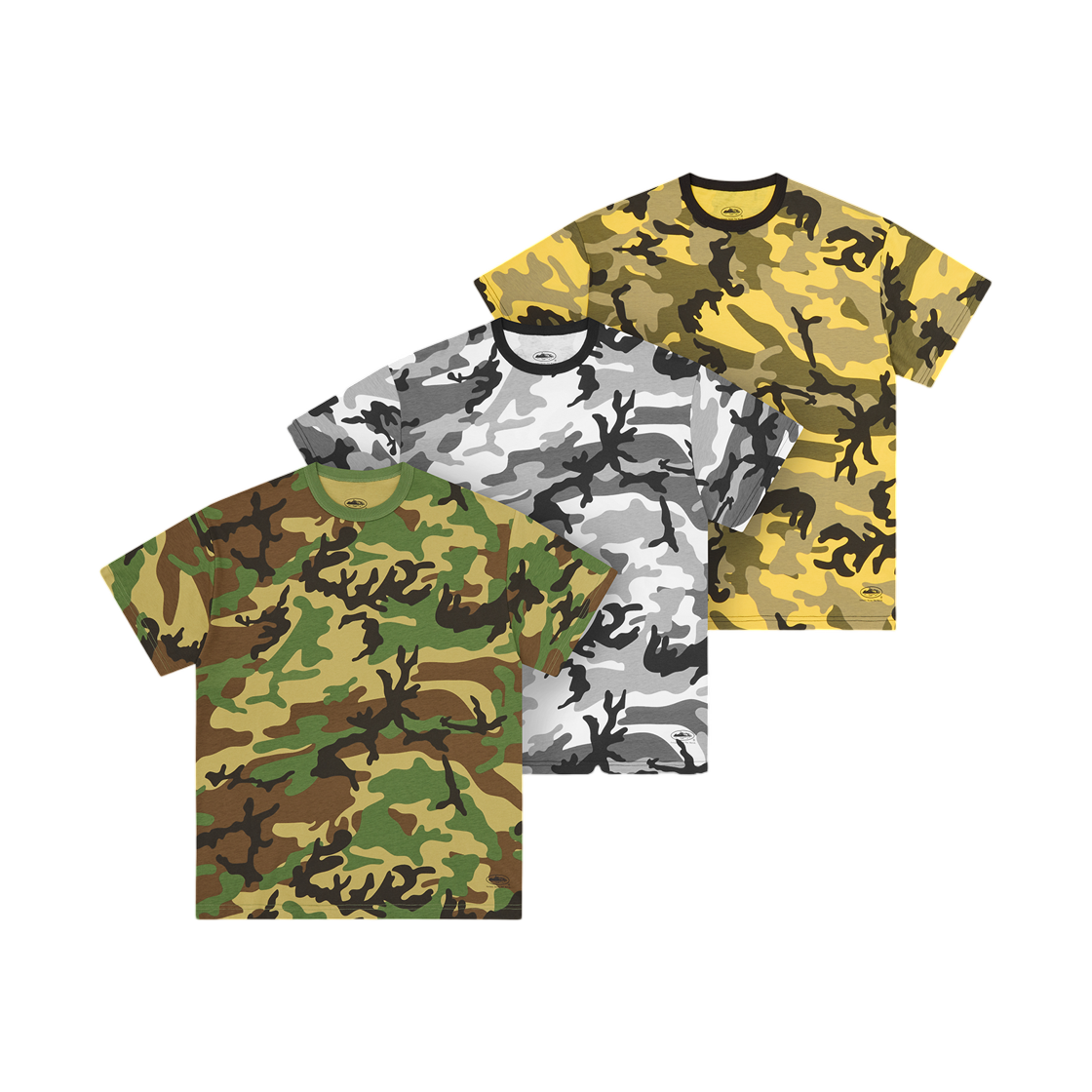 코르테이즈 게릴라즈 카모 티셔츠 믹스드 (3개입)(Corteiz Guerillaz Camo T-Shirt Mixed (3 Pack))