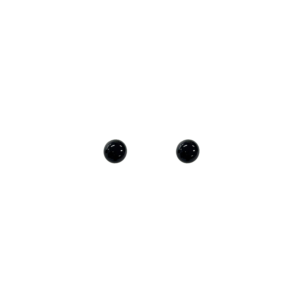 러브미몬스터 볼드 무드 원석 귀걸이_3사이즈 블랙(lovememonster Bold Mood Gem Earrings_3SIZE BLACK) - 1
