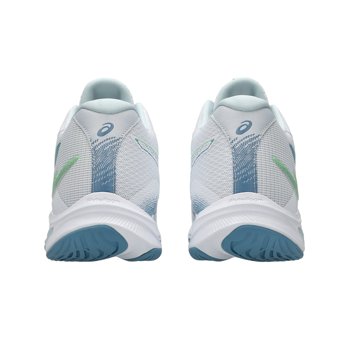 아식스 넷버너 발리스틱 FF MT 4 화이트 사바 블루 - D 스탠다드(Asics Netburner Ballistic FF MT 4 White Saba Blue - D Standard) - 3
