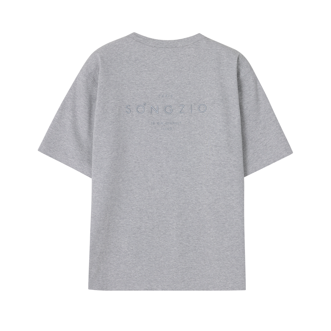 (W) 송지오 오리진 파리 티셔츠 멜란지그레이((W) SONGZIO Origin Paris T Shirt Melange Grey) - 2