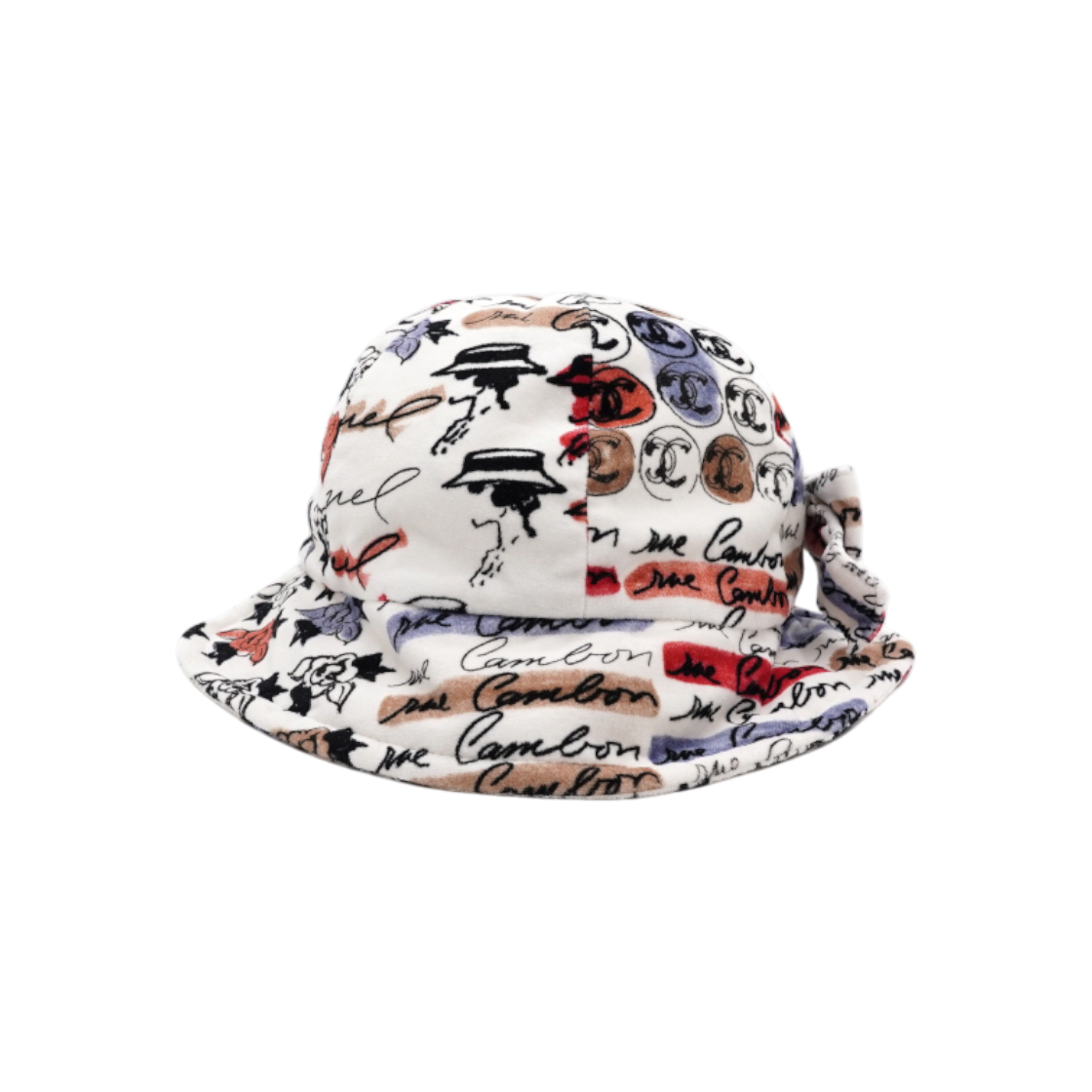 샤넬 아이보리 깜봉 여성 리본 햇 모자aa63996(Chanel Ivory Ribbon Hat) - 1