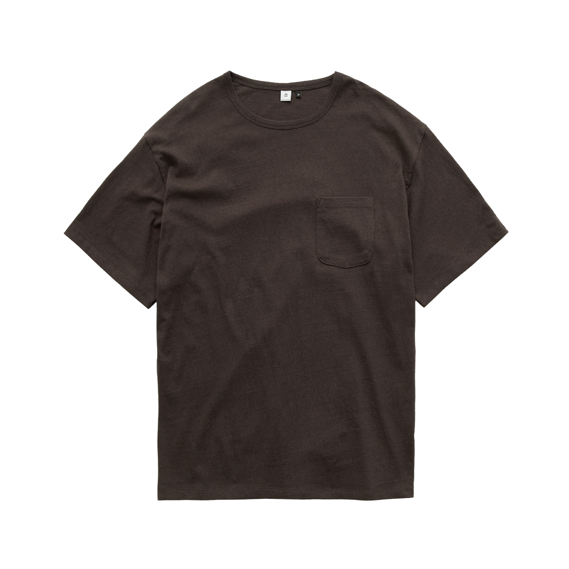 폴리테루 텐지쿠 포켓 티셔츠 브라운(Polyteru Tenjiku Pocket T-Shirt Brown)