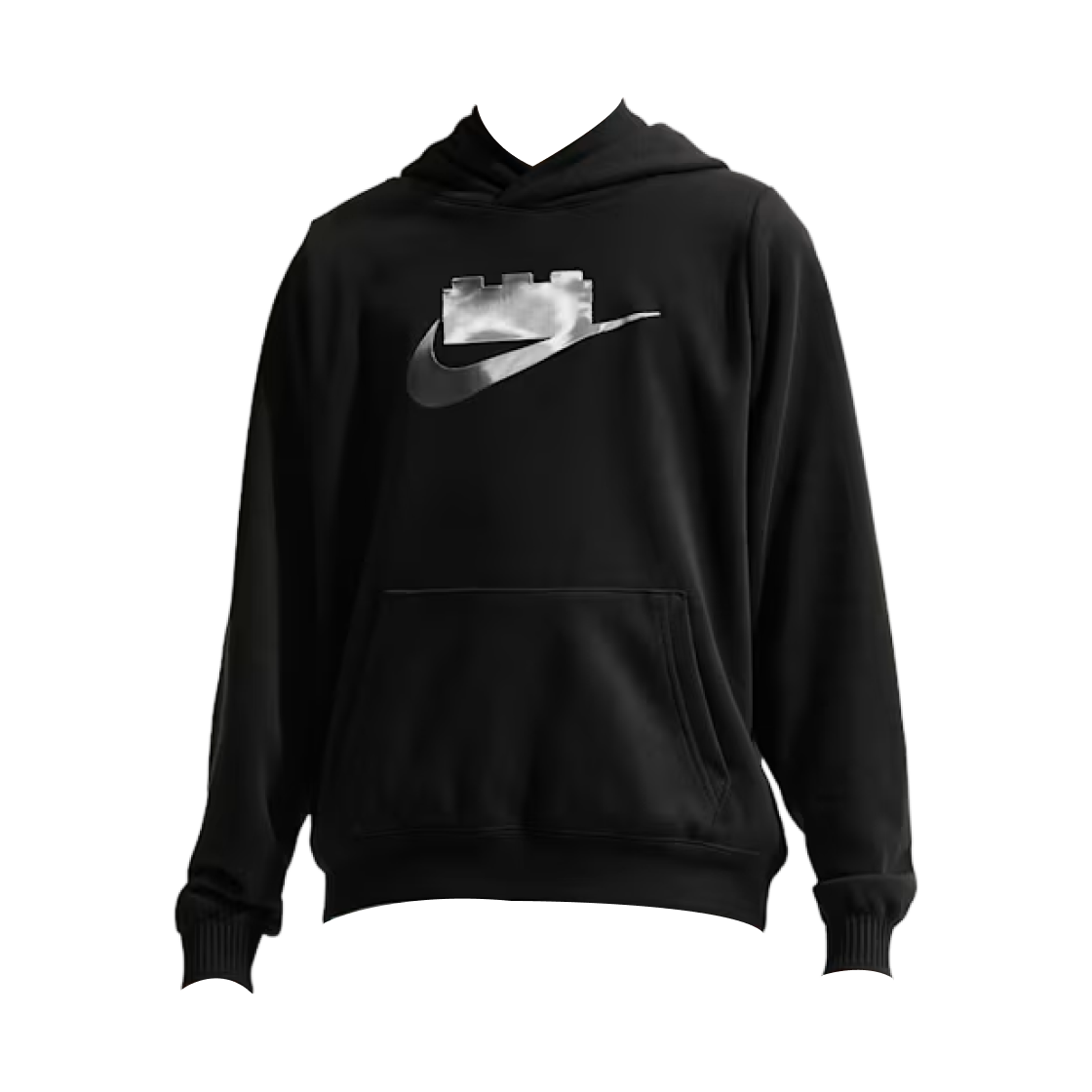 IO3116-010 (Kids) Nike x Lego Hoodie Black Smoke Grey (IO3116-010)