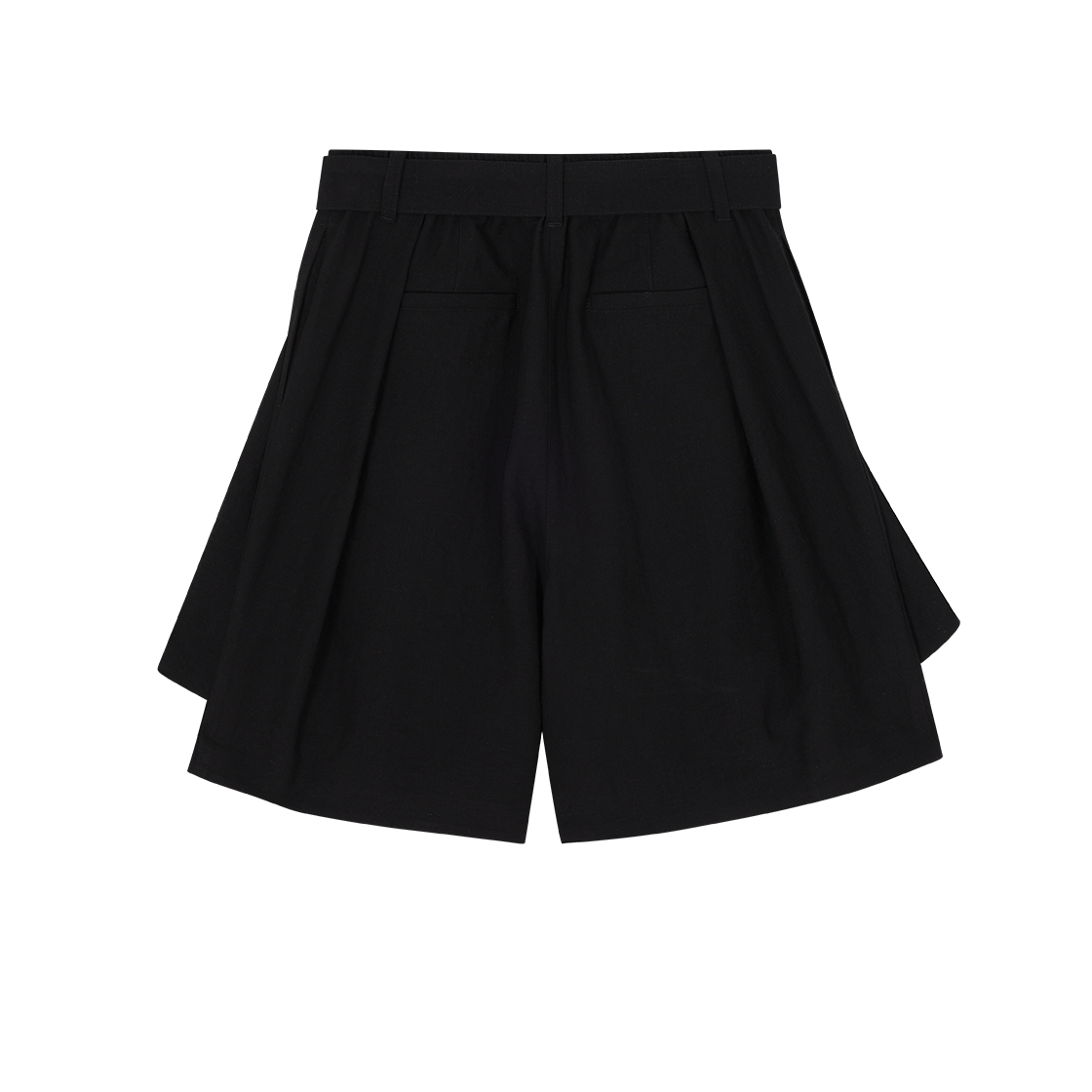 (W) 송지오 컬렉션 바이어스 드레이프 쇼츠 블랙((W) SONGZIO COLLECTION Bias Drape Shorts Black) - 2