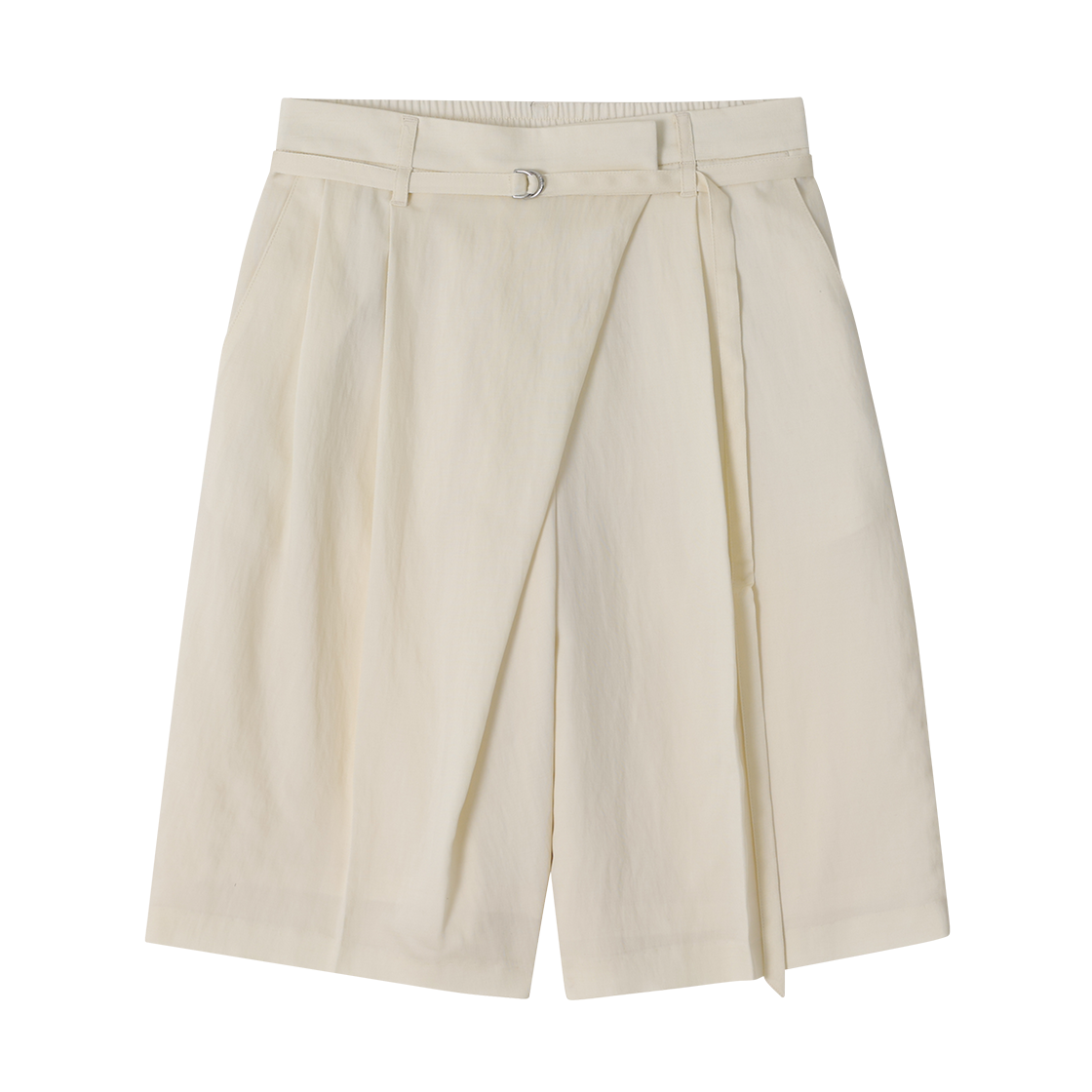 WI3PT308IV (W) SONGZIO Asymmetric Wrap Shorts Ivory