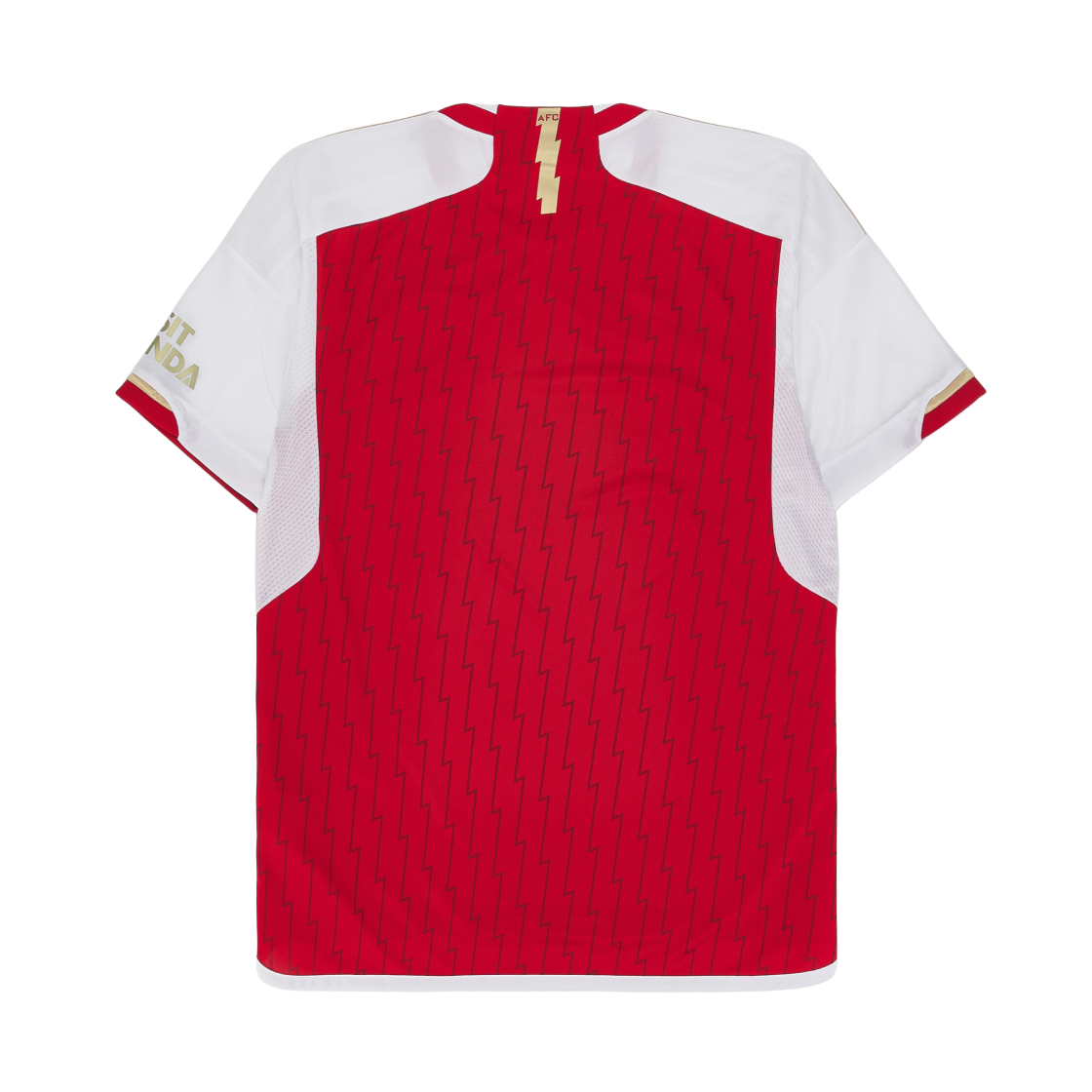 아디다스 아스널 2023/24 홈 저지 배러 스칼렛 화이트 - US 사이즈 (논 마킹 버전)(Adidas Arsenal 2023/24 Home Jersey Better Scarlet White - US Sizing (Non Marking Ver.)) - 2