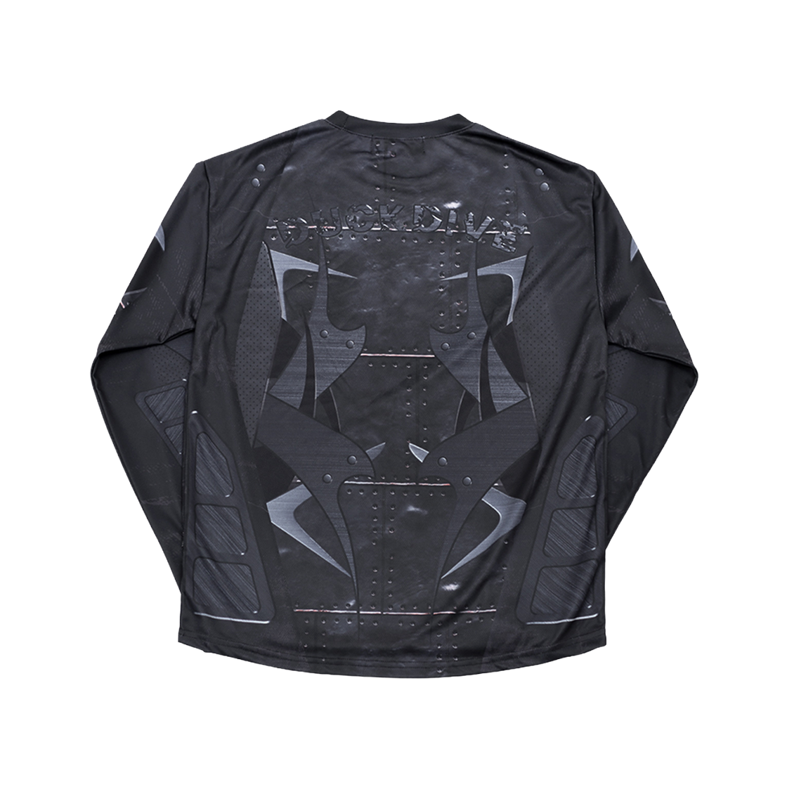 덕다이브 웰드 아이언 져지 롱슬리브 차콜(DUCKDIVE Weld Iron Jersey Long Sleeve Charcoal) - 2