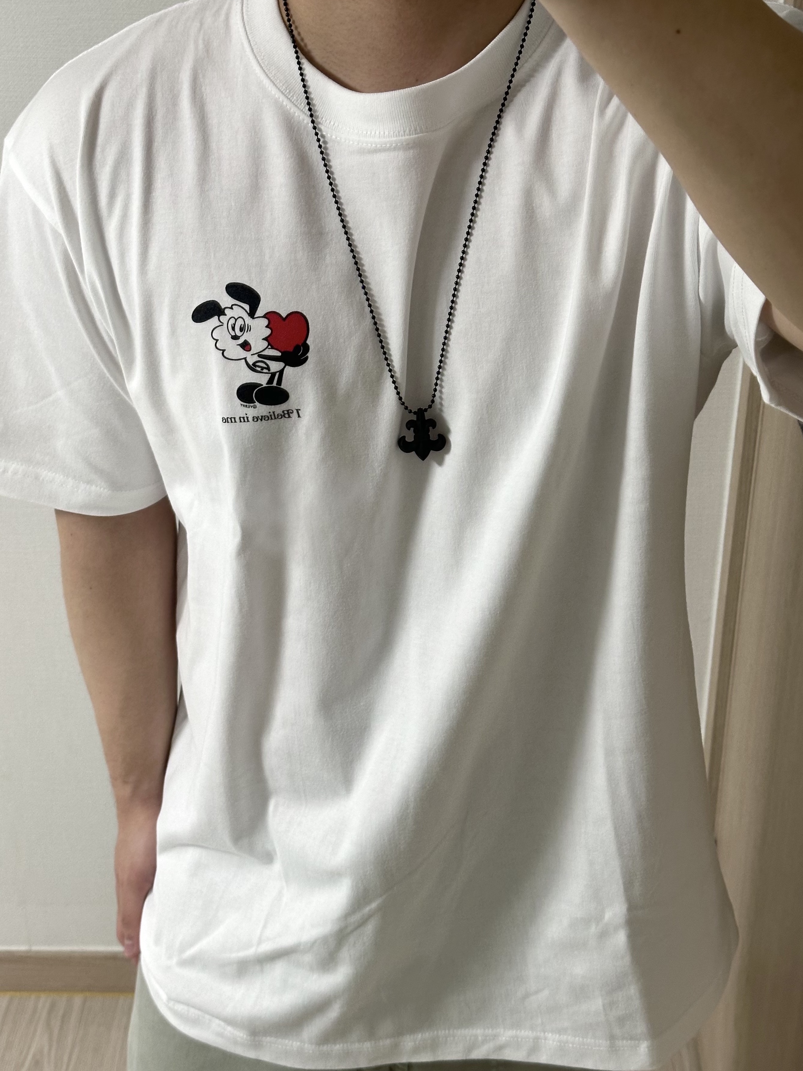 Verdy x Lotte Museum Verdy T-Shirt #2 White, Verdy x Lotte Museum Visty Figure 착용 스타일 - 2