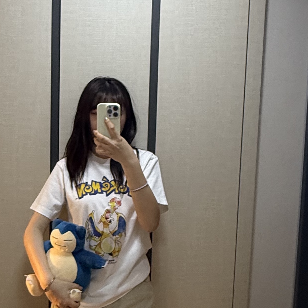 Uniqlo UT x Pokemon Graphic T-Shirt 1A White 착용 스타일