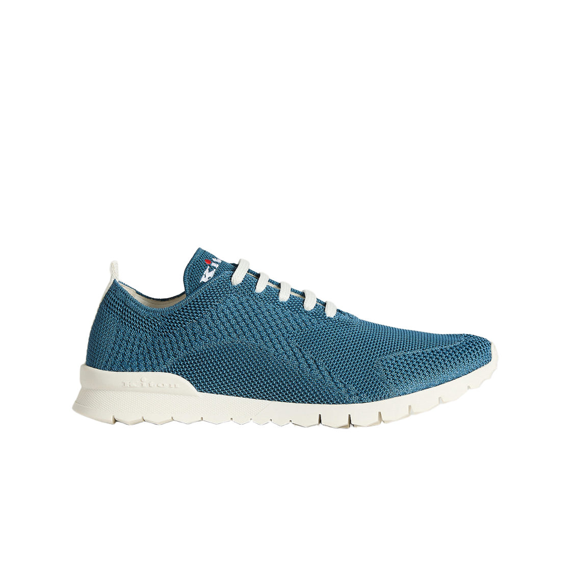 키톤 카프스킨 라이닝 핏츠 코튼 니트 스니커즈 아비오(Kiton Fits Cotton Knit Sneakers with Calfskin Lining Avio)