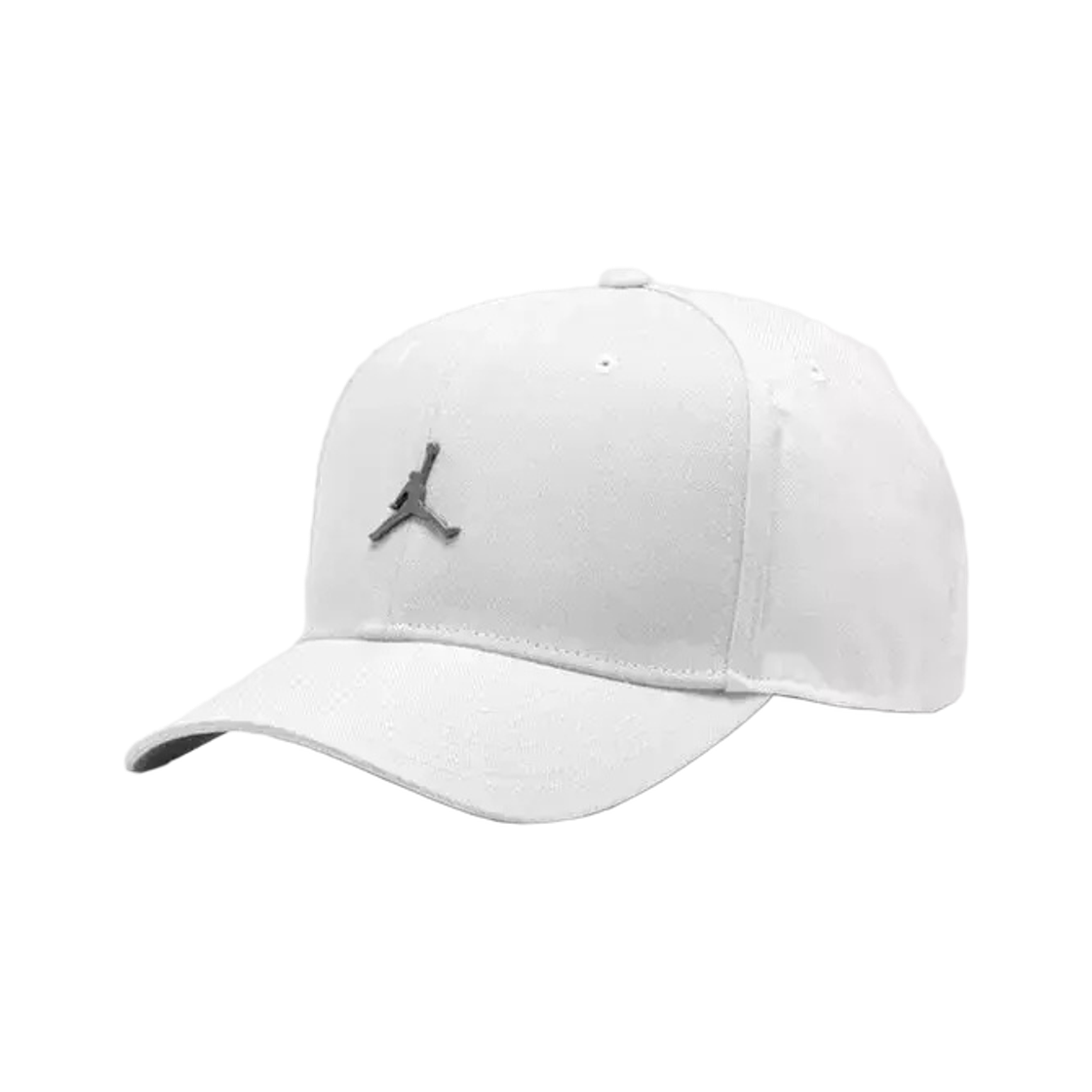 HM5750-100 Jordan Rise Structured Metal Jumpman Cap White Gunmetal