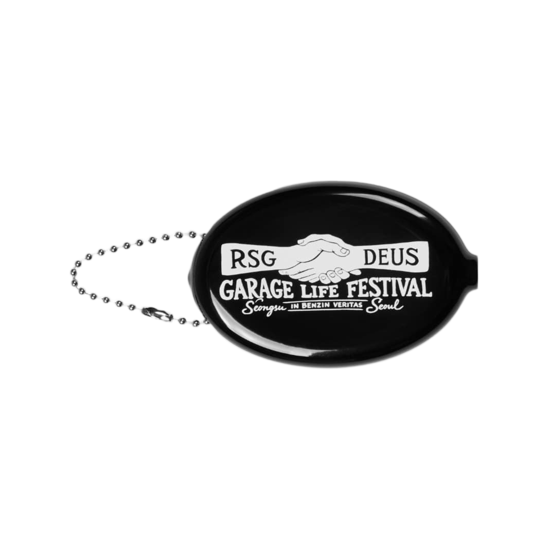 데우스 엑스 마키나 x RSG 개러지 라이프 페스티벌 코인 케이스 블랙(Deus Ex Machina x RSG Garage Life Festival Coin Case Black)