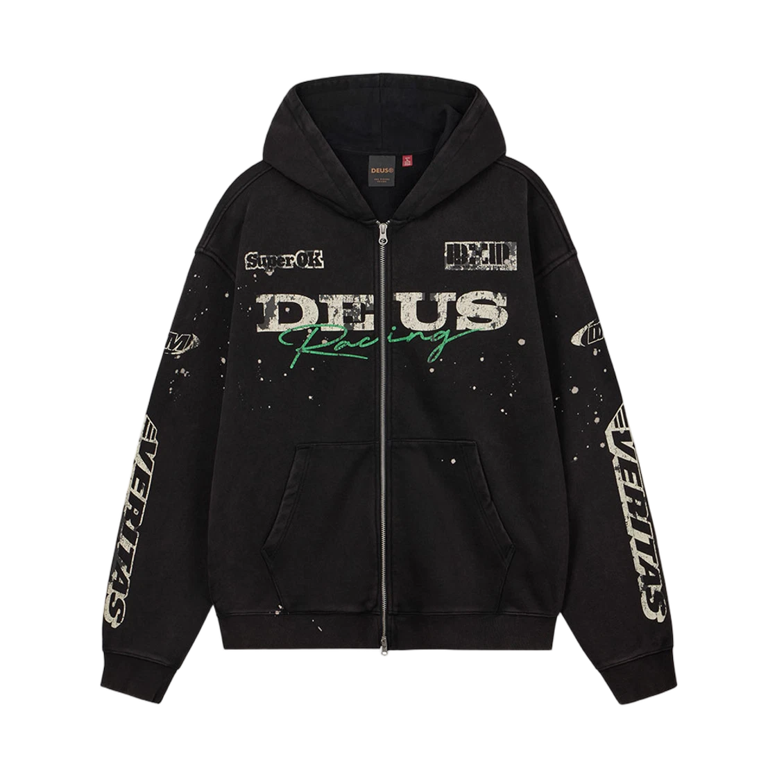 Deus Ex Machina Deus Ex Machina Nitro Zip Hoodie Jet Black · XL