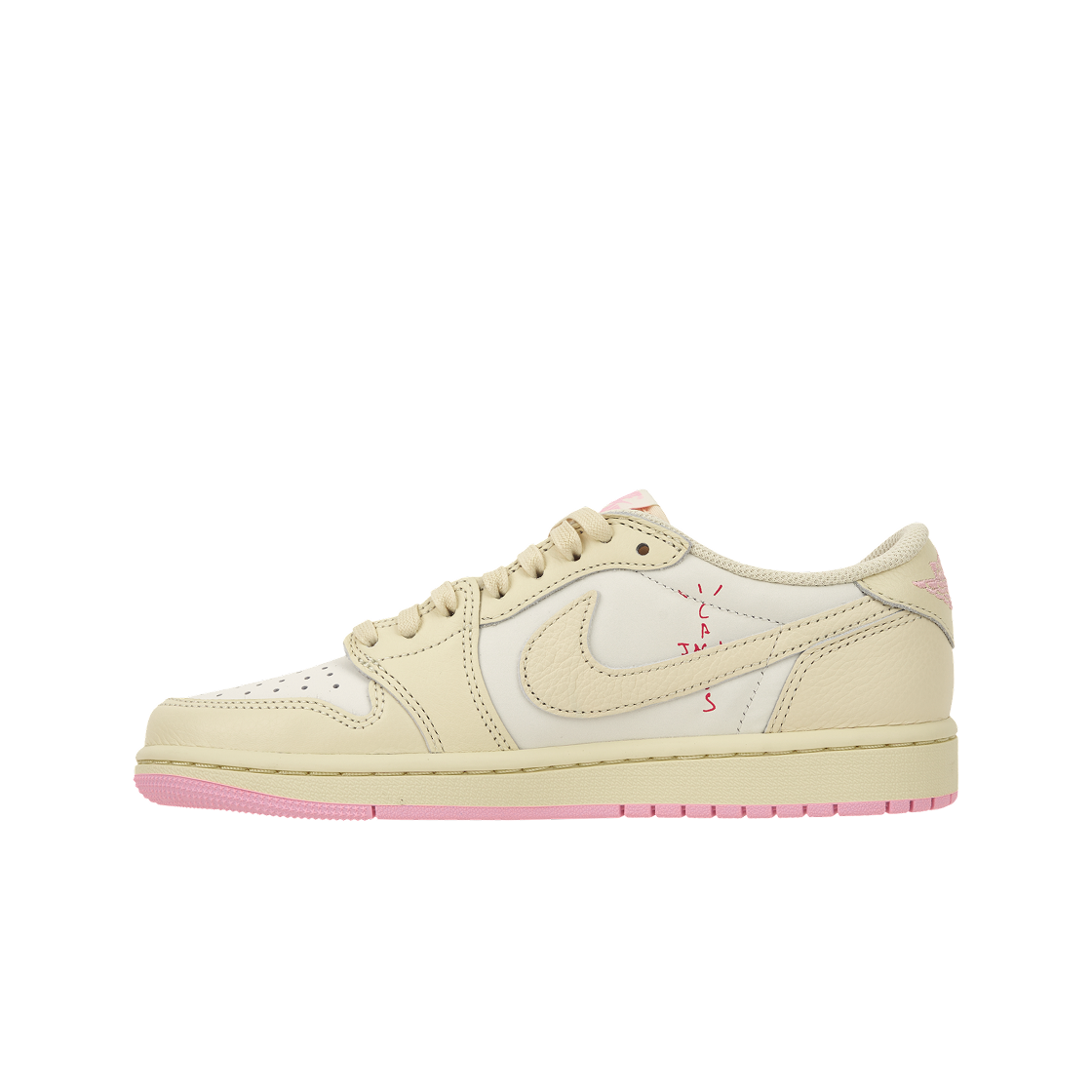 조던 1 x 트래비스 스캇 레트로 로우 OG SP 모슬린 샤이 핑크(Jordan 1 x Travis Scott Retro Low OG SP Muslin Shy Pink) - 3