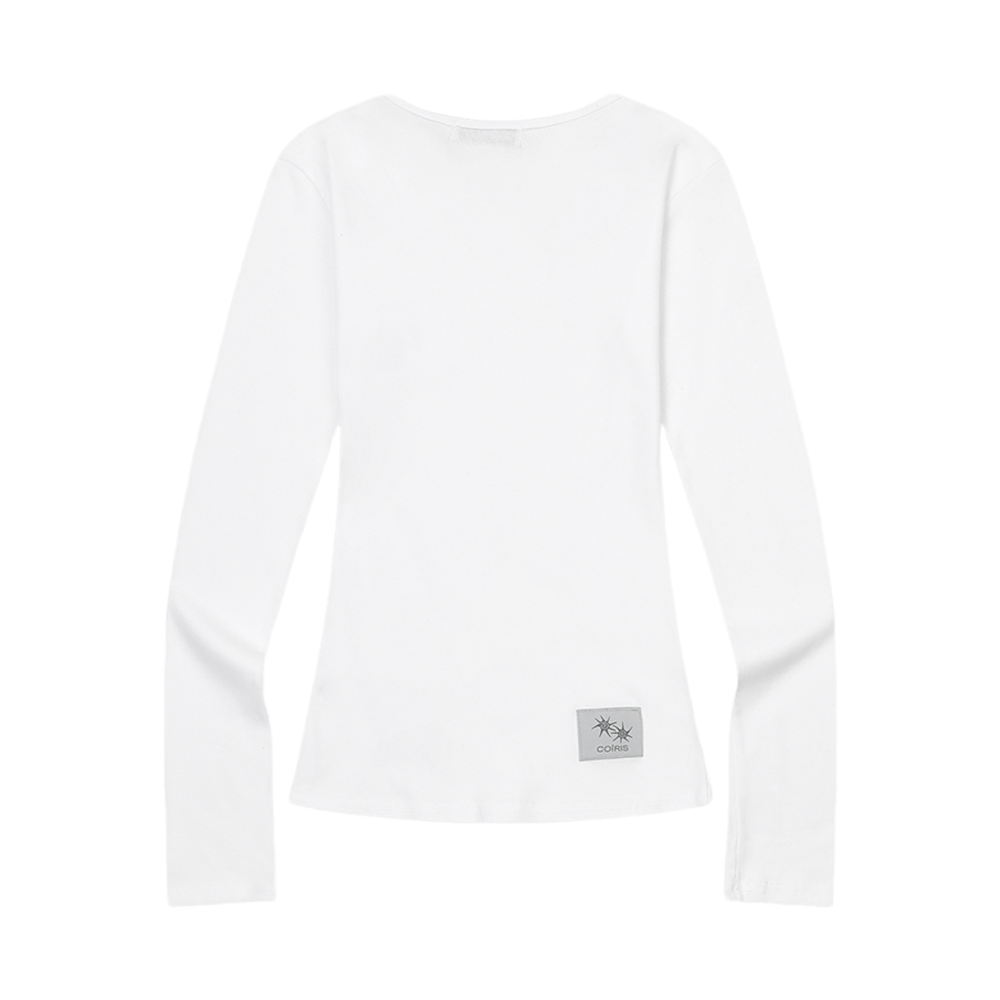 코이리스 델키 미디 롱 슬리브 티 화이트(Coiris Delki Midi Long Sleeve T White) - 2