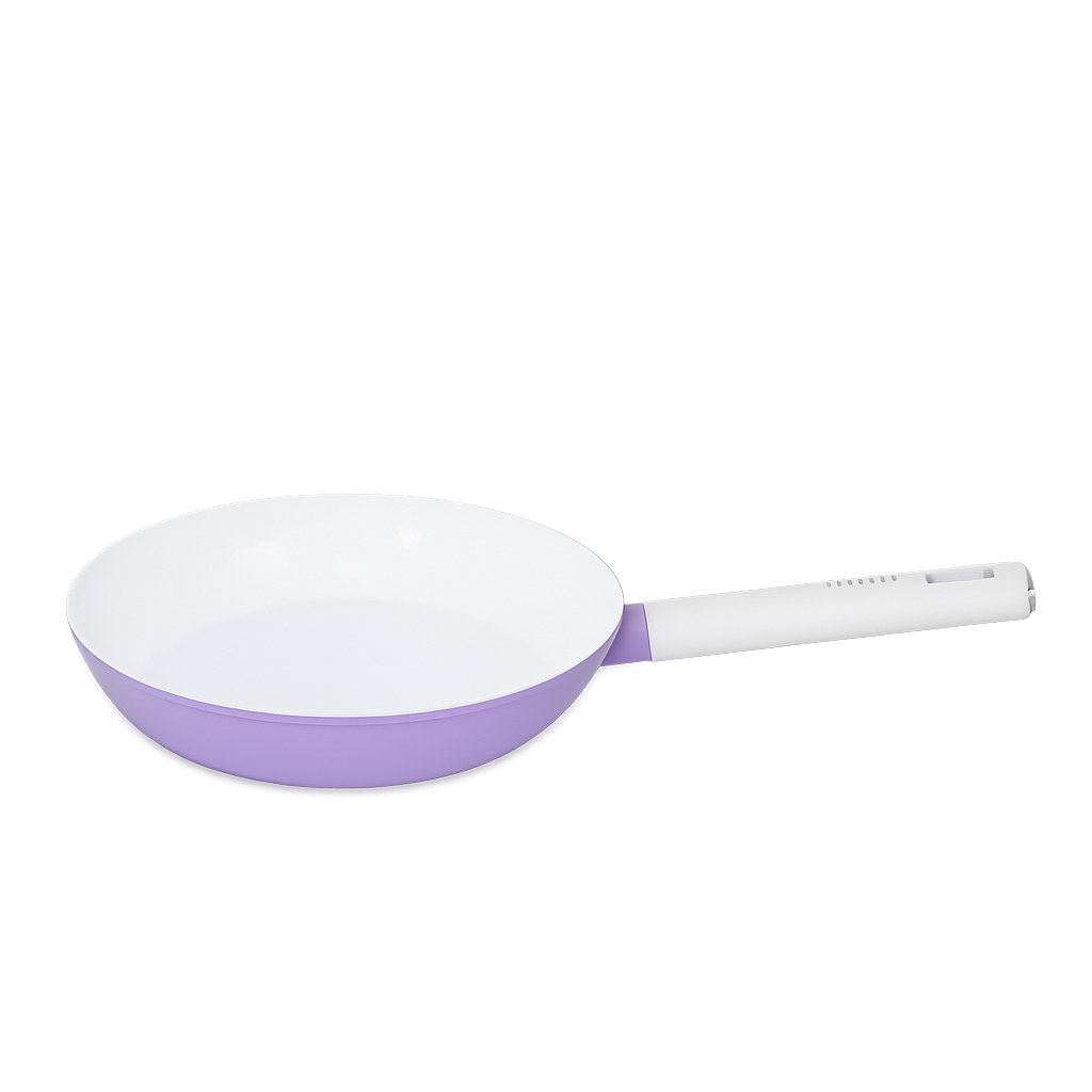 Laheine005 Laheine The QweenPotaufeu Purple Ceramic IH Frypan 24cm