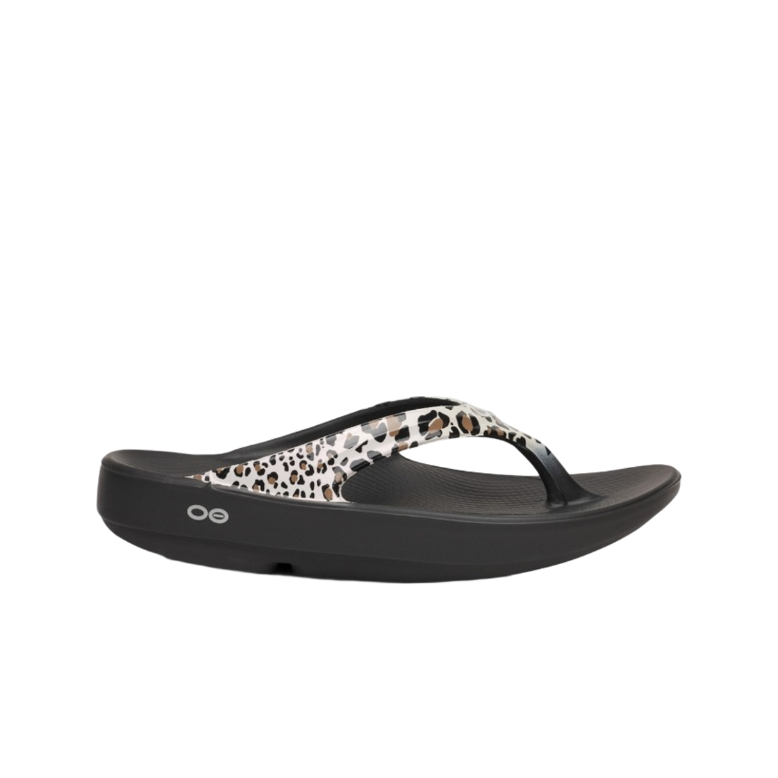 - Oofos OOlala LTD Flip Flop Leopard