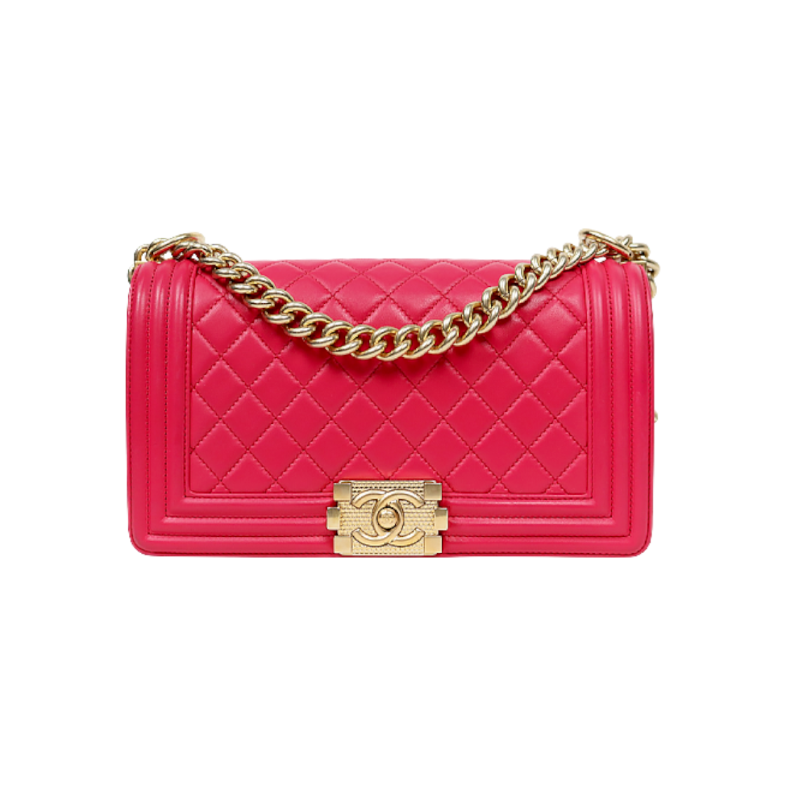 샤넬 핑크 보이 숄더백 A-A55460T(Chanel Pink Boy Shoulder Bag A-A55460T) - 1