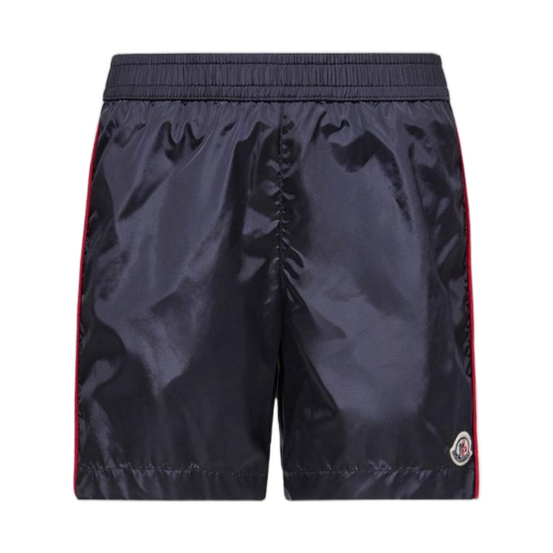 (키즈) 몽클레르 트리컬러 트림드 스윔 쇼츠 네이비 블루 - 26SS((Kids) Moncler Tricolor Trimmed Swim Shorts Navy Blue - 26SS)