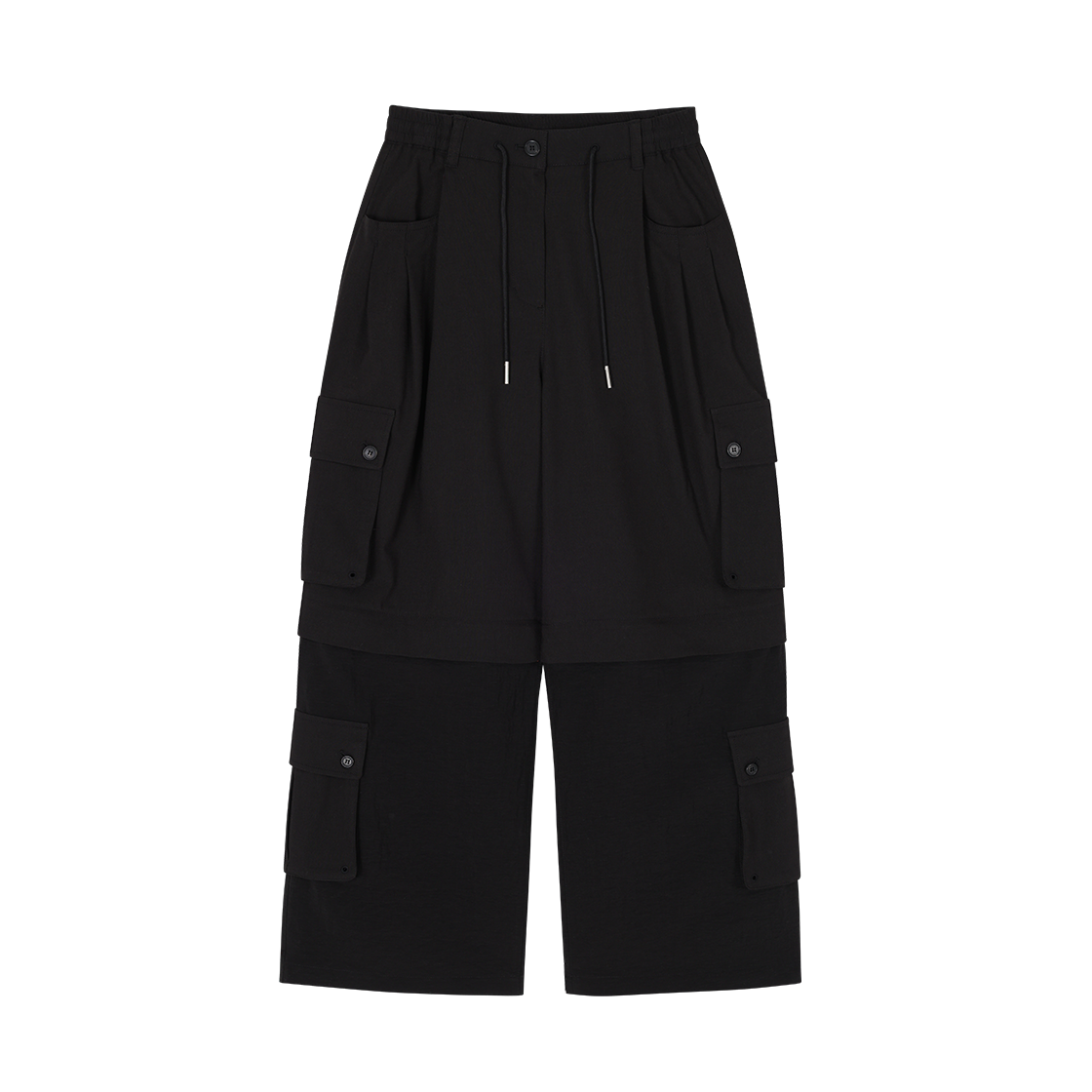 WI3PT758BK (W) SONGZIO COLLECTION Ghost Meta Pants Black